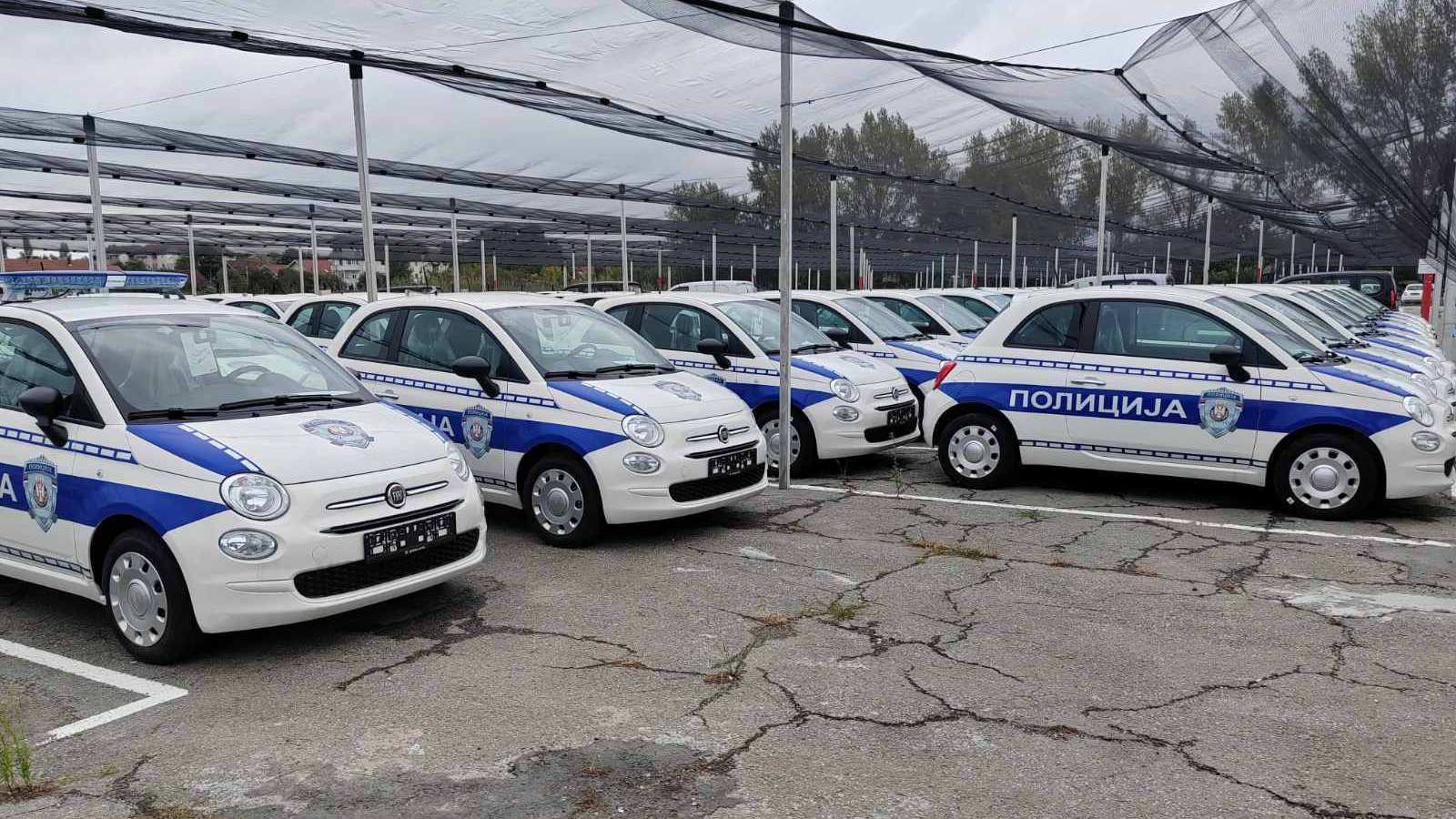policijski automobili fiat, fijat, fića, fijat 500