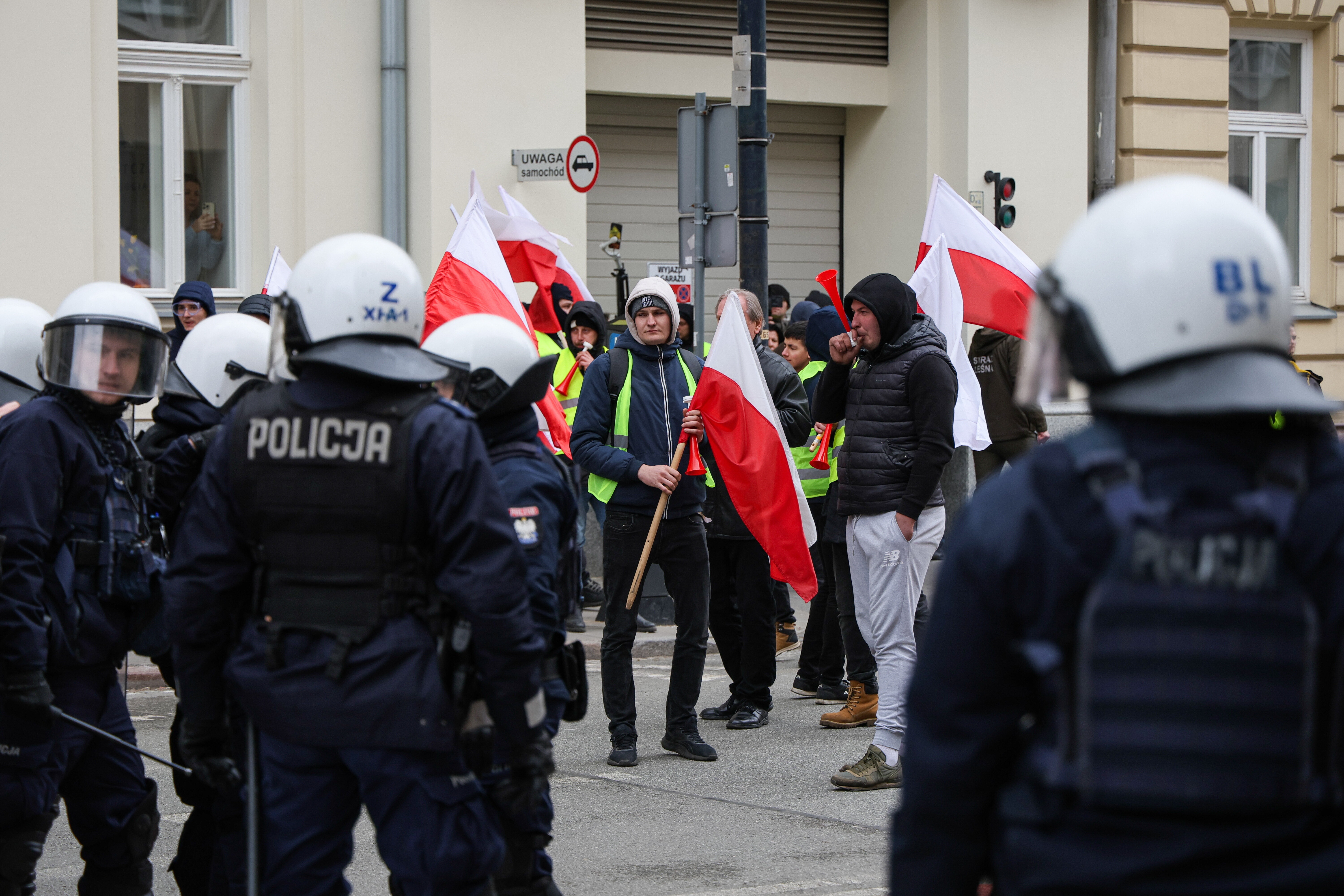 Polish farmers nationwide protest in Warsaw