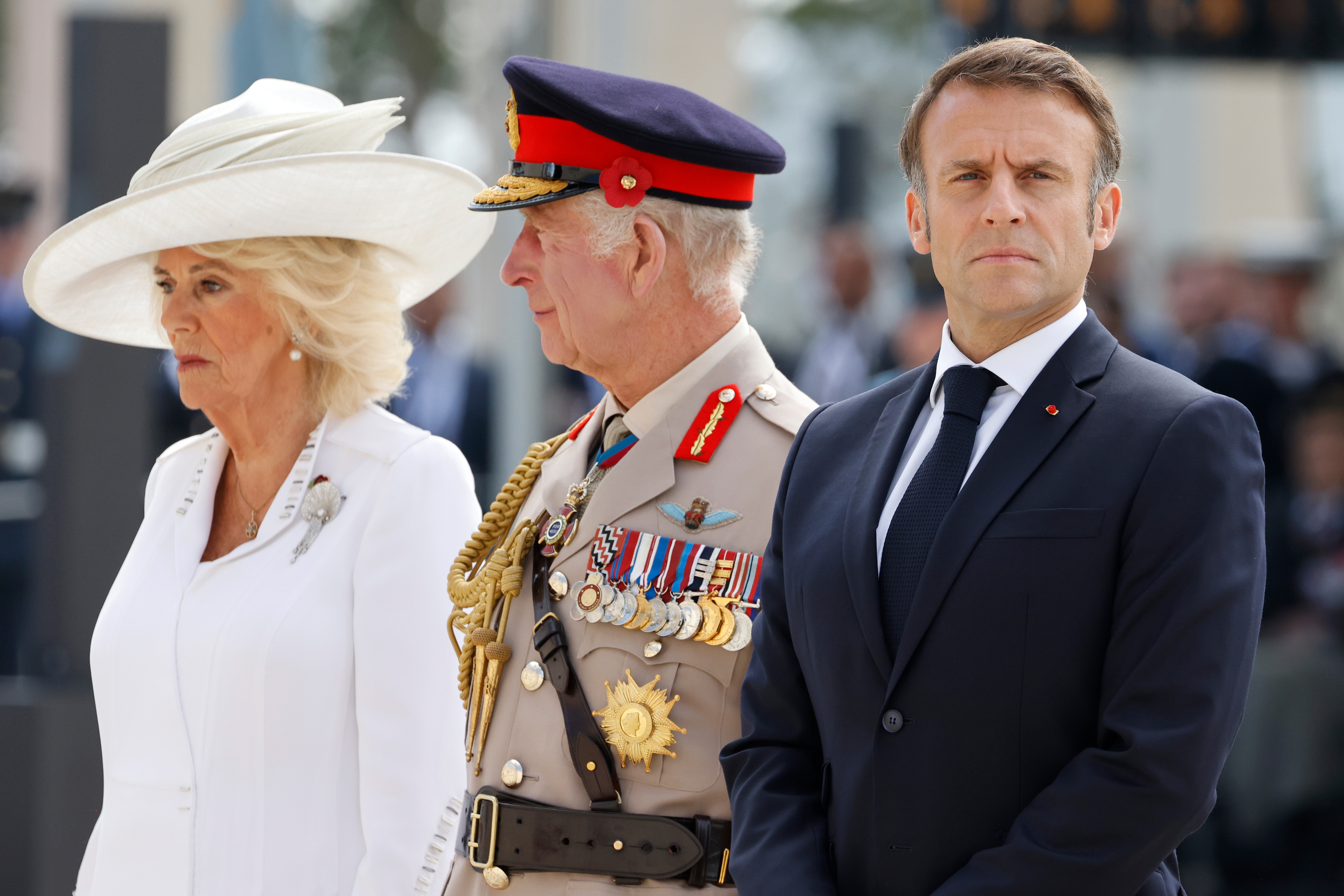 British commemorative ceremony for 80th anniversary of D-Day at Ver-sur-Mer