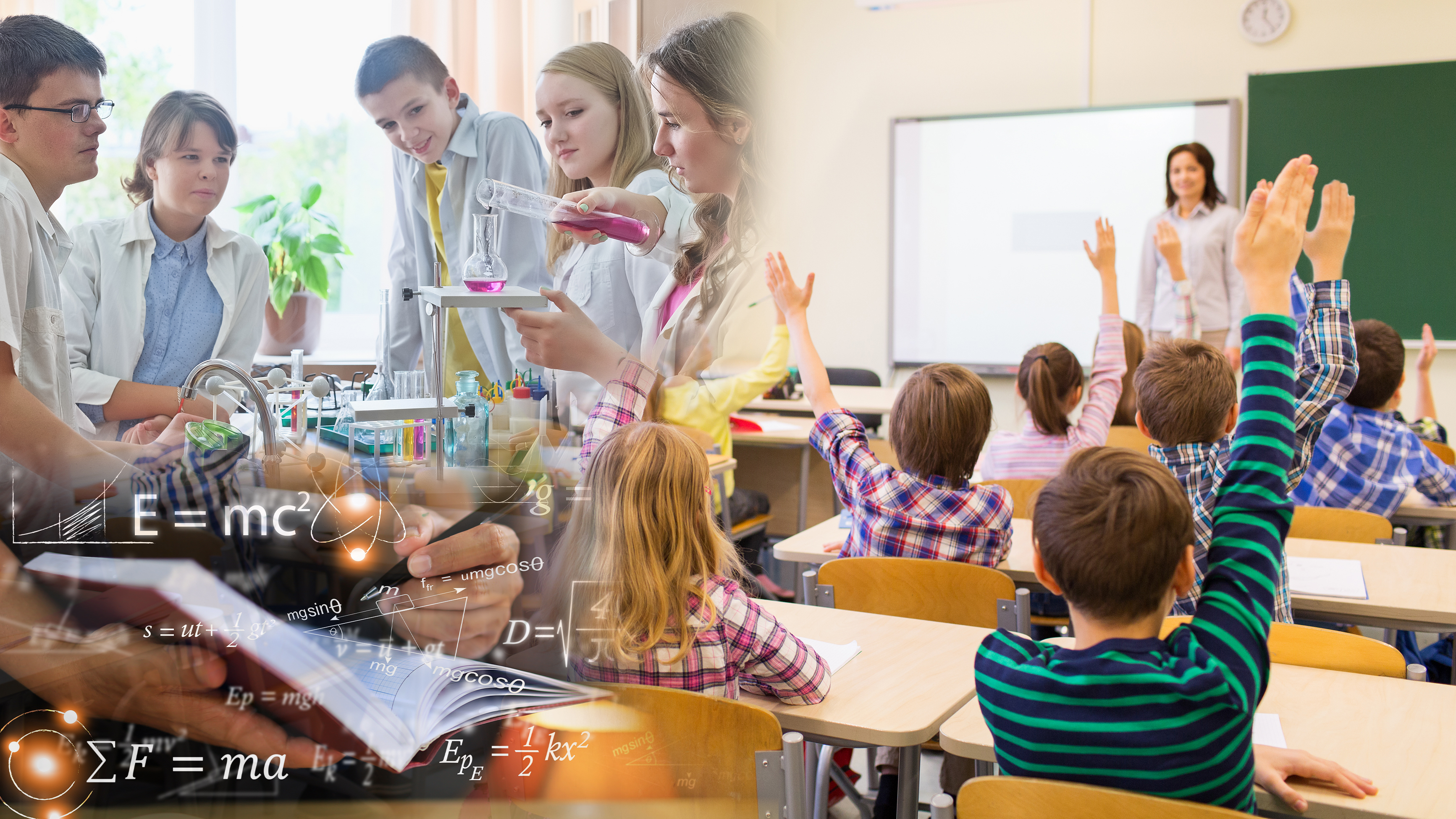 Education,,Elementary,School,,Learning,And,People,Concept,-,Group,Of