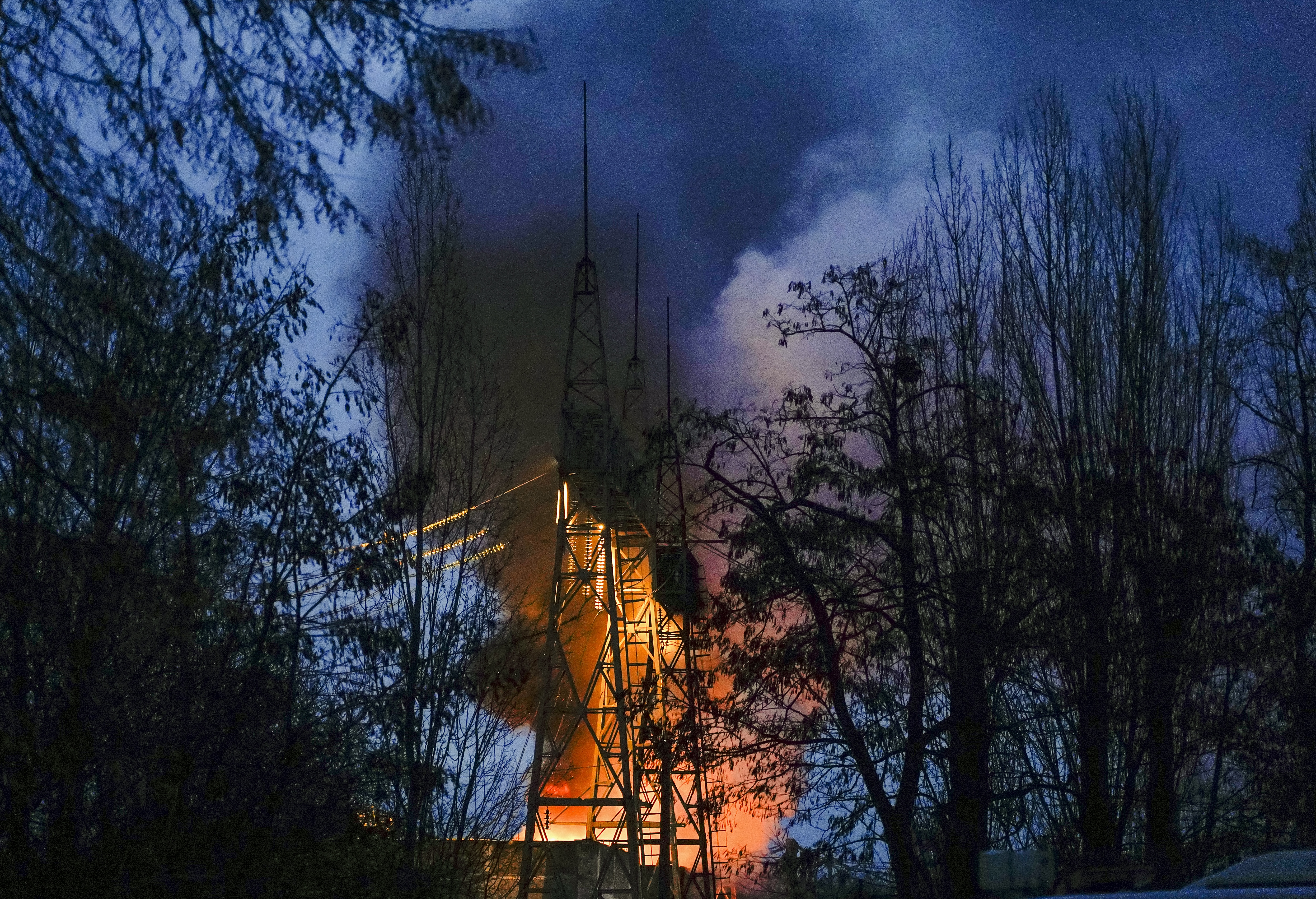 Russian drone attacks target the Ukrainian capital Kyiv