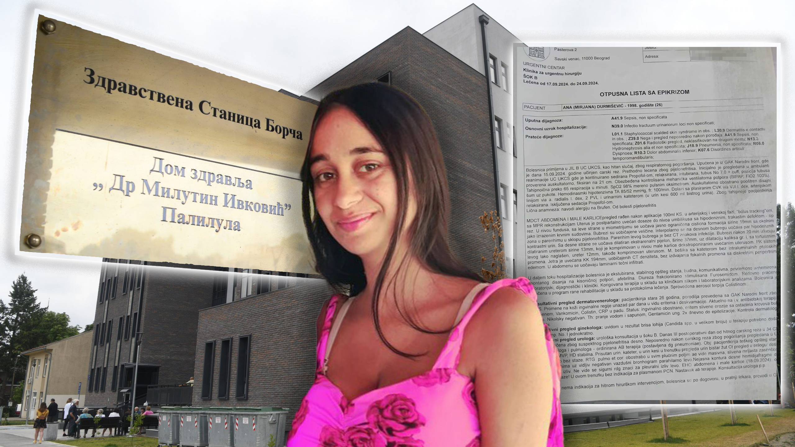 Ana Durmišević, Dom zdravlja Borča, sepsa Foto: Filip Krainčanić/Nova.rs/Privatna arhiva