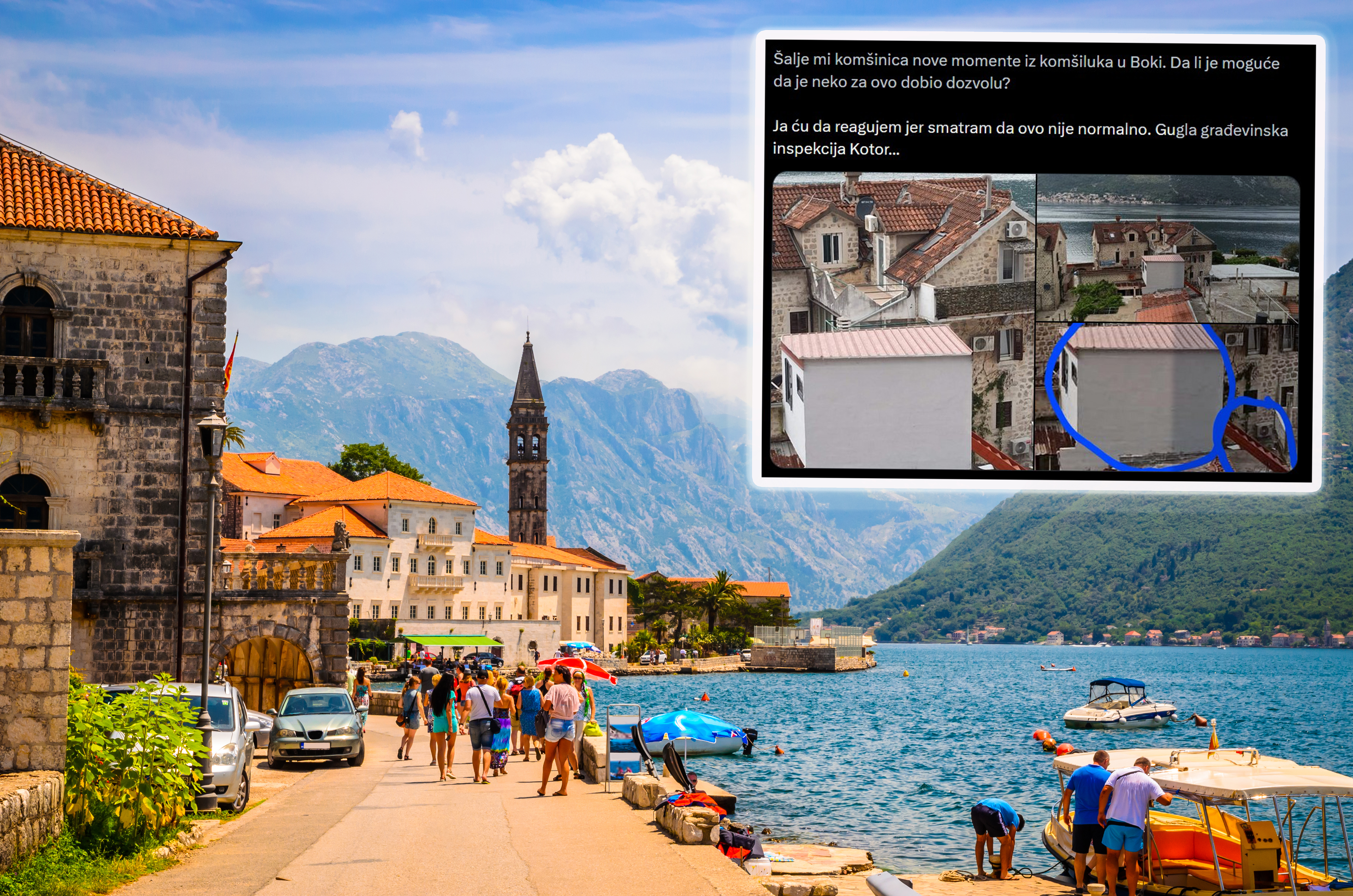 Beautiful,Mediterranean,Landscape,-,Town,Perast,,Kotor,Bay,(boka,Kotorska),