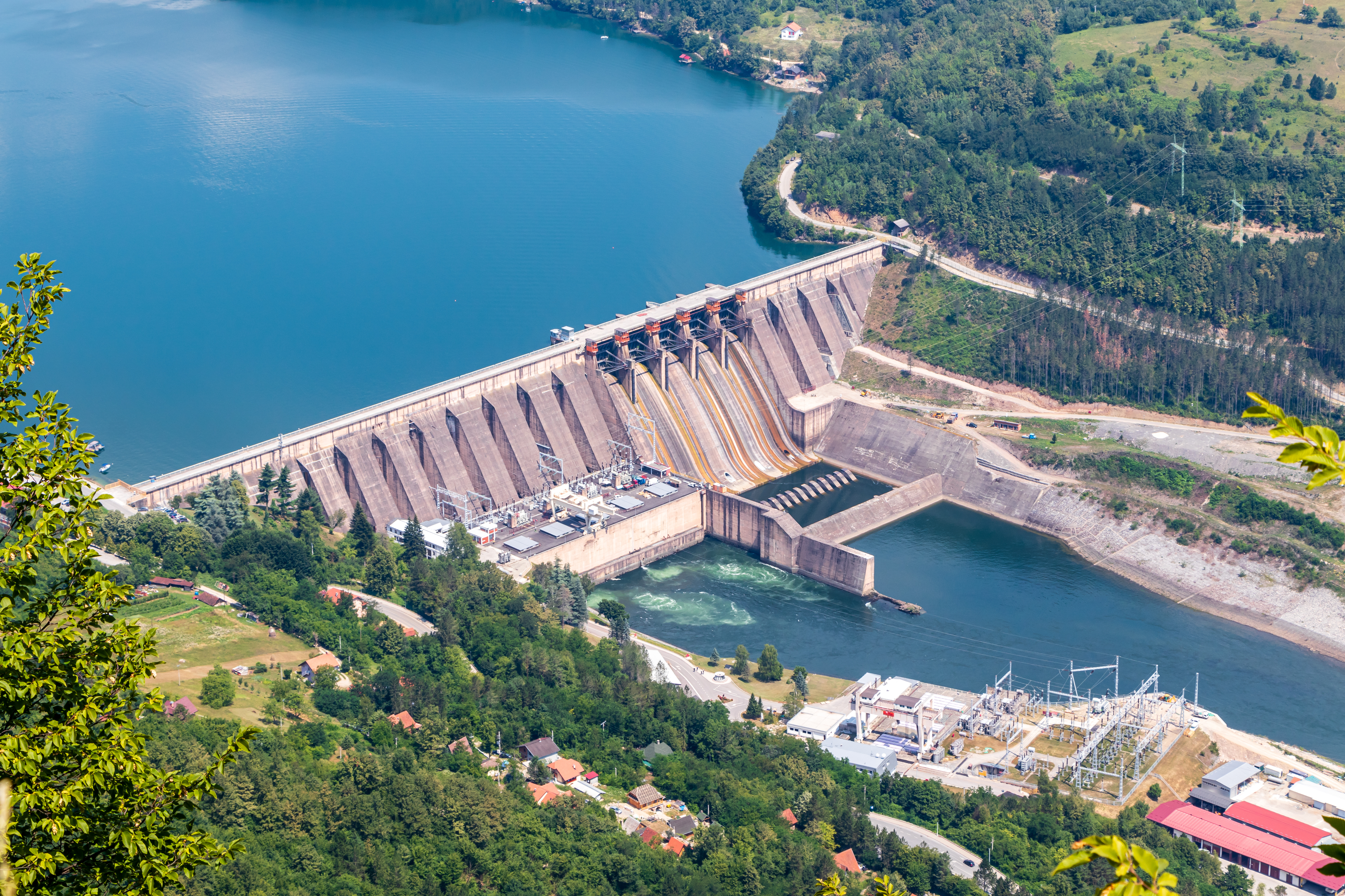 The,Hydroelectric,Power,Station,On,The,Lake,Perucac,And,River