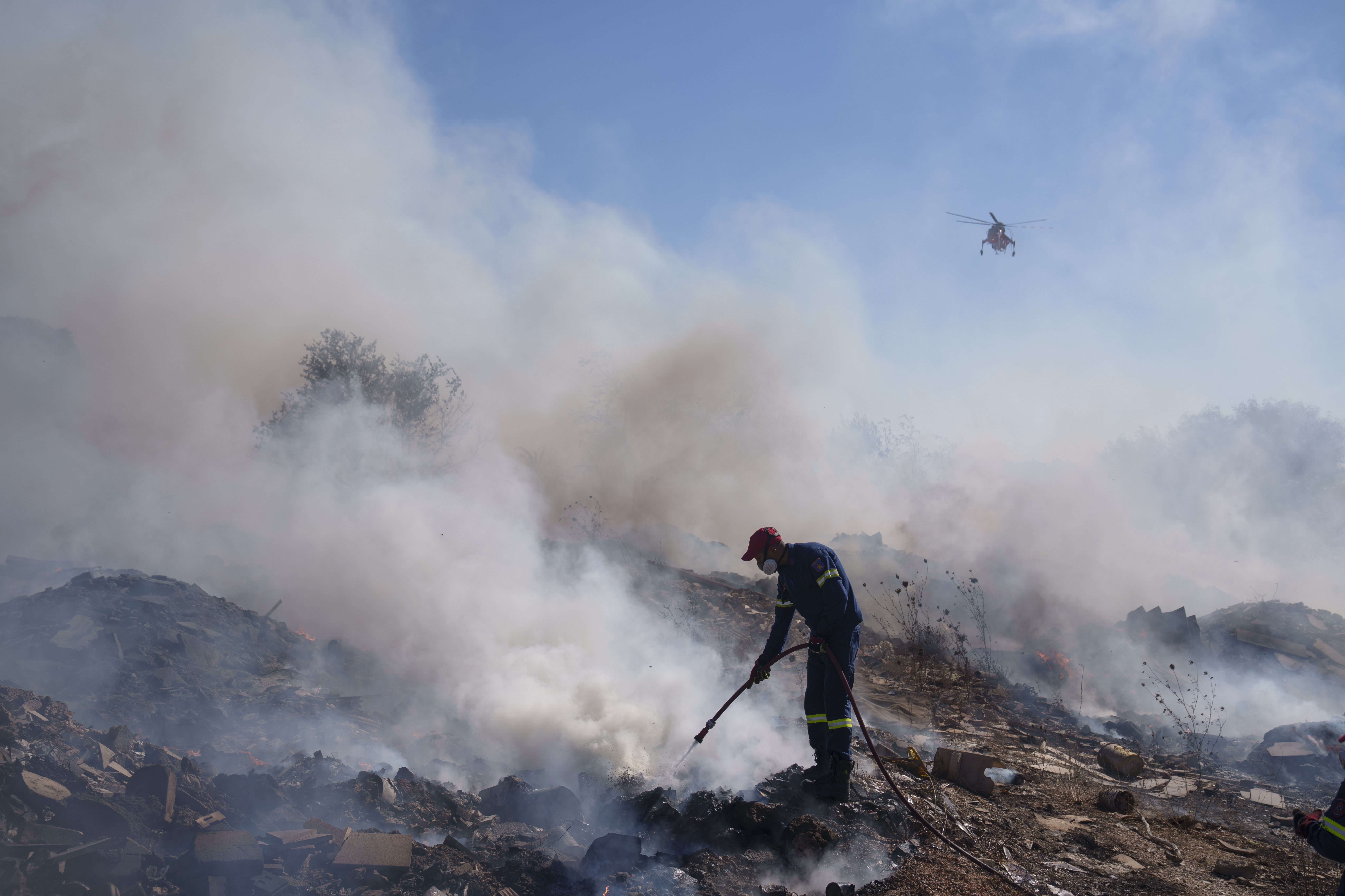 APTOPIX Greece Wildfire