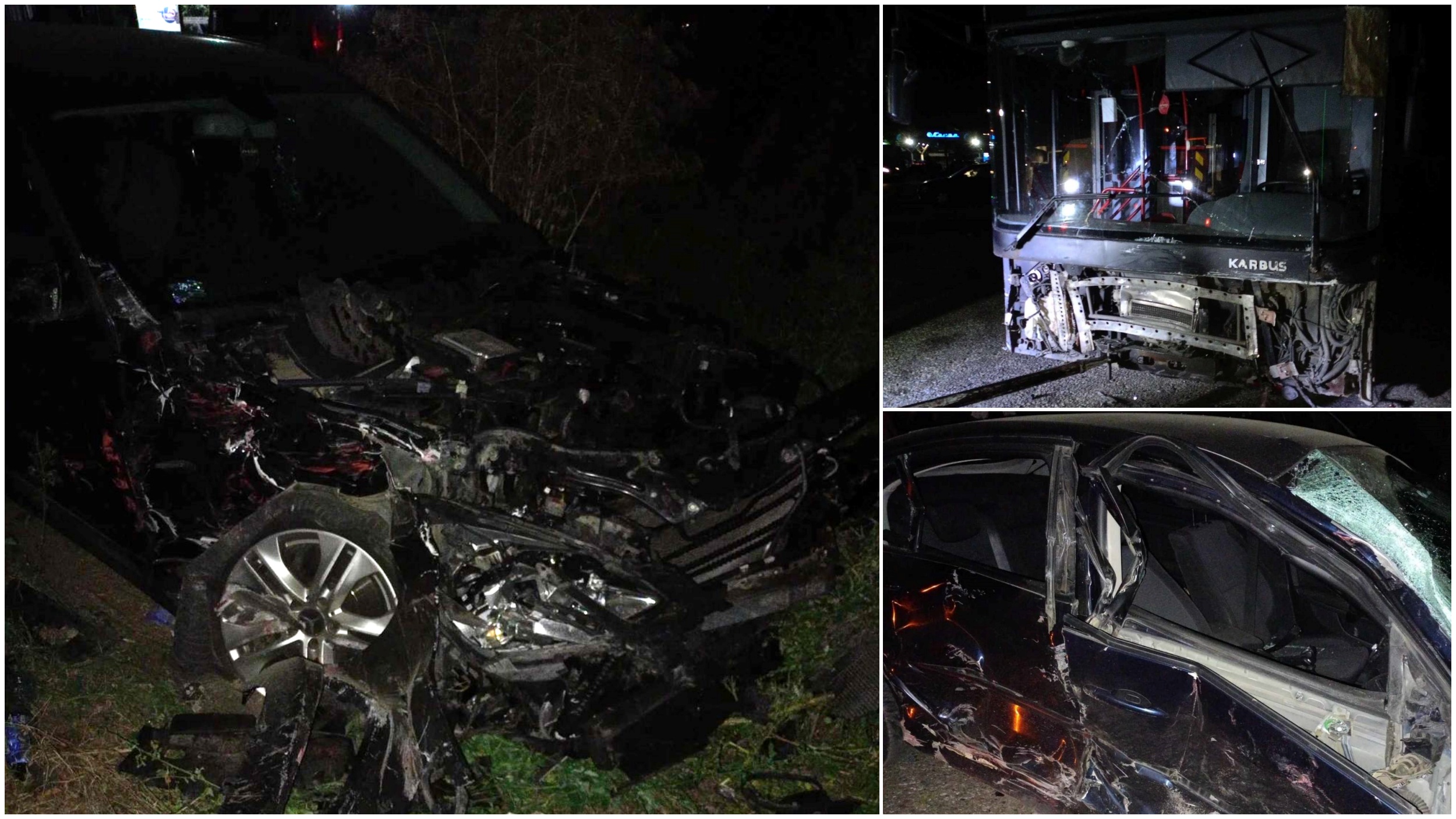 Saobraćajna nesreća, nezgoda, autobus, automobil, auto, kola, GSP, Kosmaj, kombo Foto: Privatna arhiva