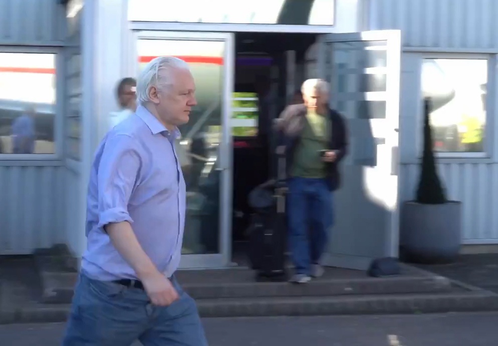 Julian Assange released from prison after striking deal with US justice department