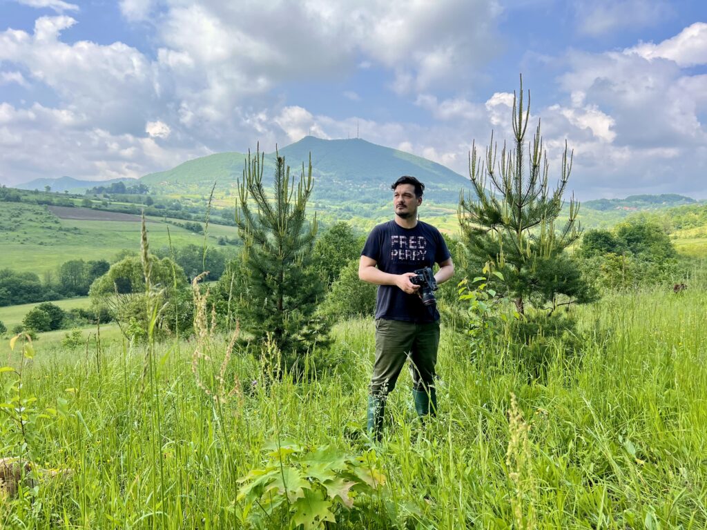 Stefan Drljača iz Čačka koji je pre nekoliko godina zasadio šumu, Čačak, šuma Foto: Privatna arhiva