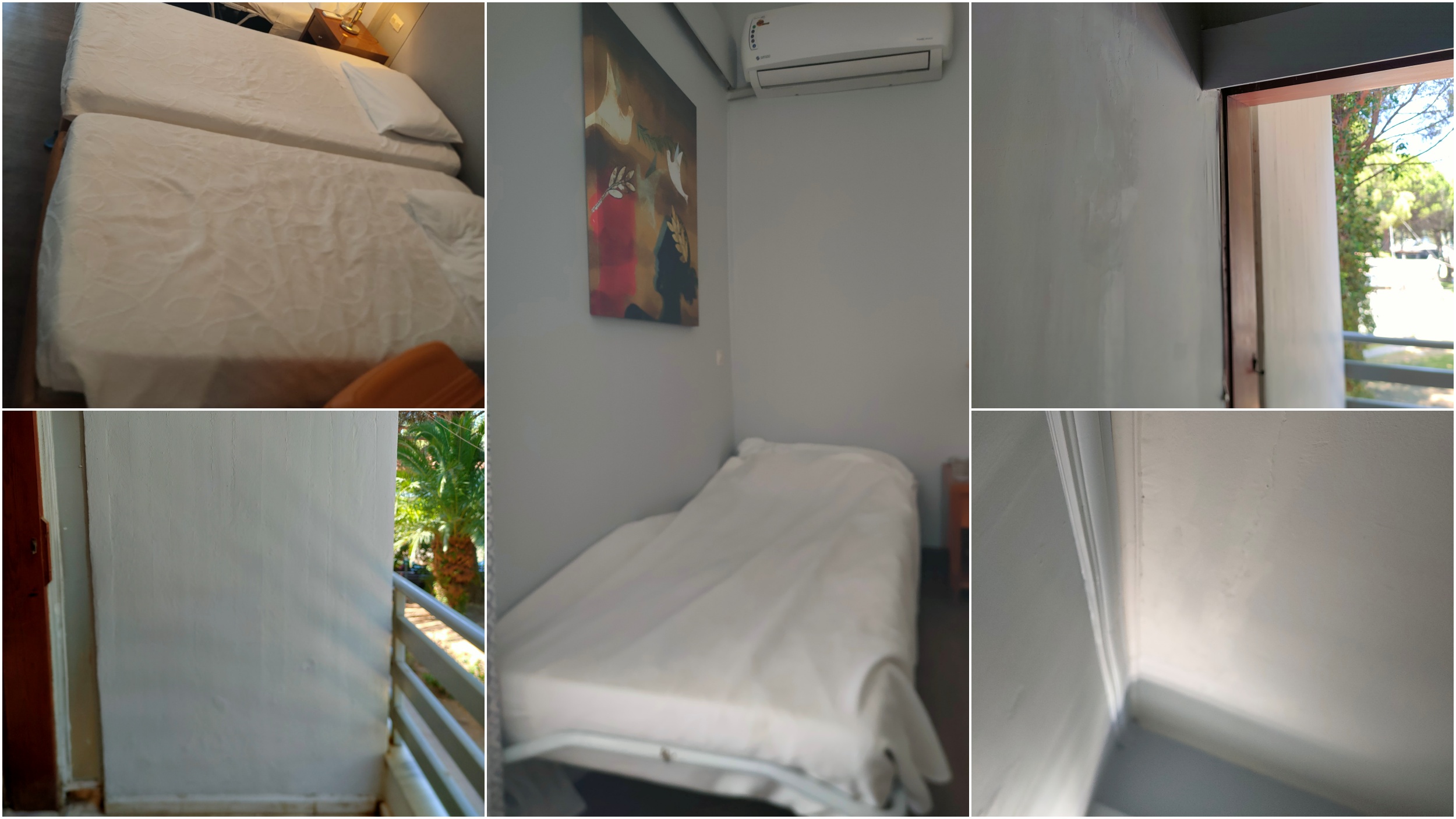 neka bolnica mozda, neki apartman mozda, kreveti, ostecenje nesto tako nemam pojma sta jos pametno da napisem ovde