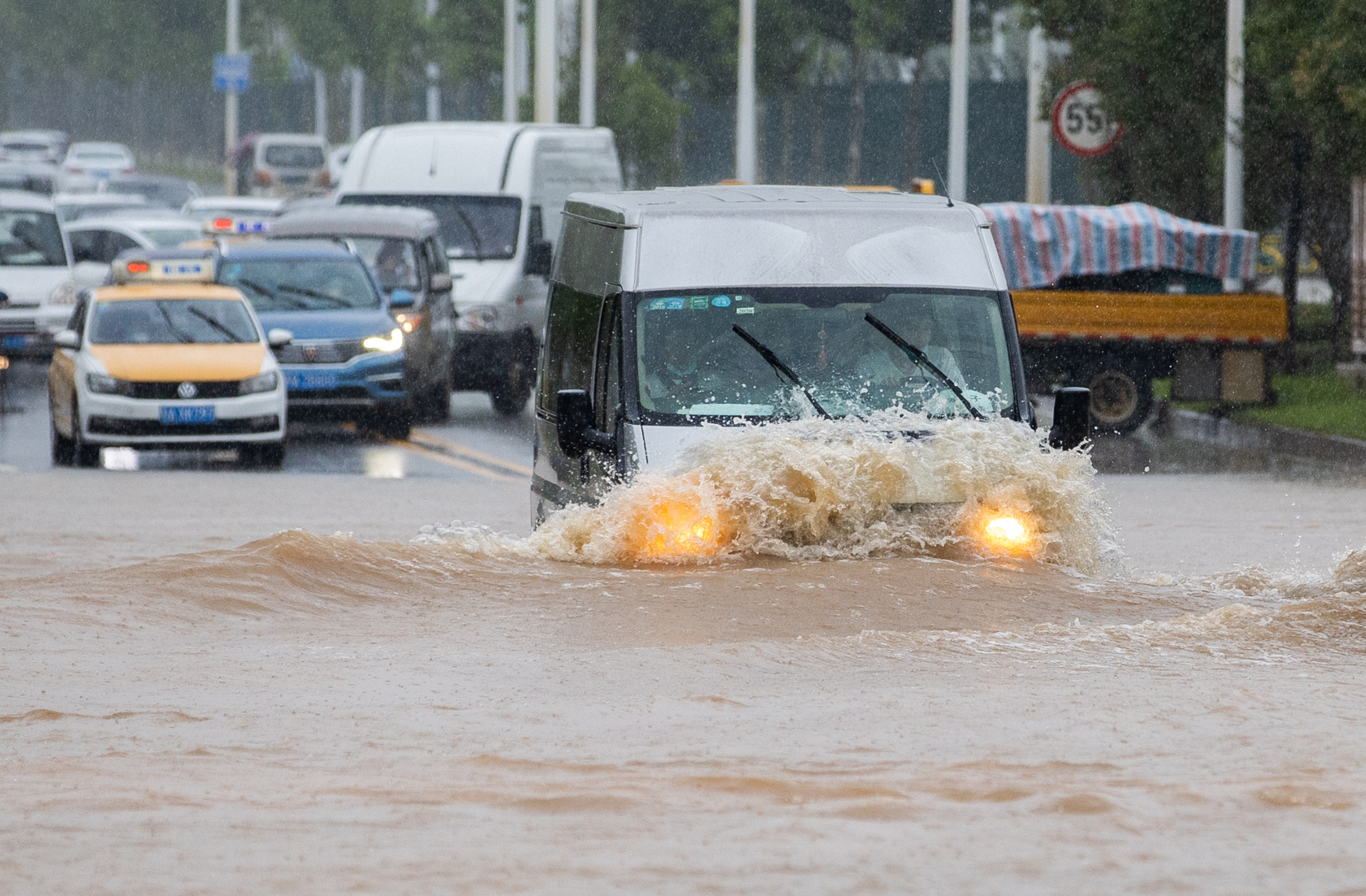 Vuhan poplava, Heavy rain in Wuhan City