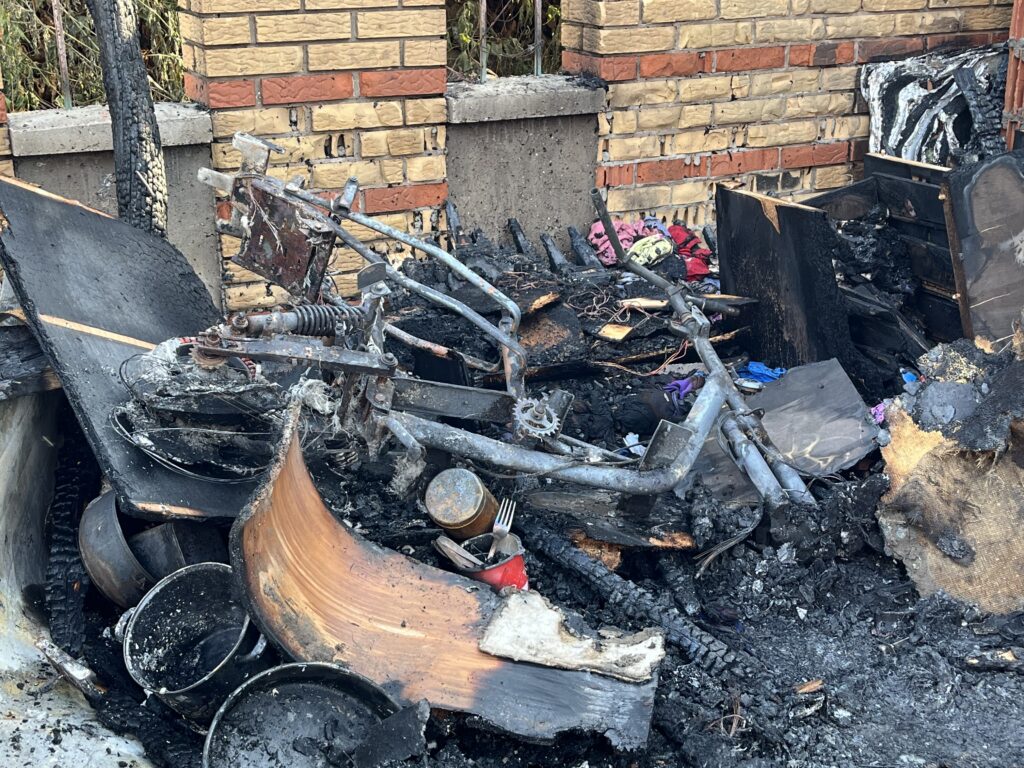 Novi Sad, pozar, romsko naselje