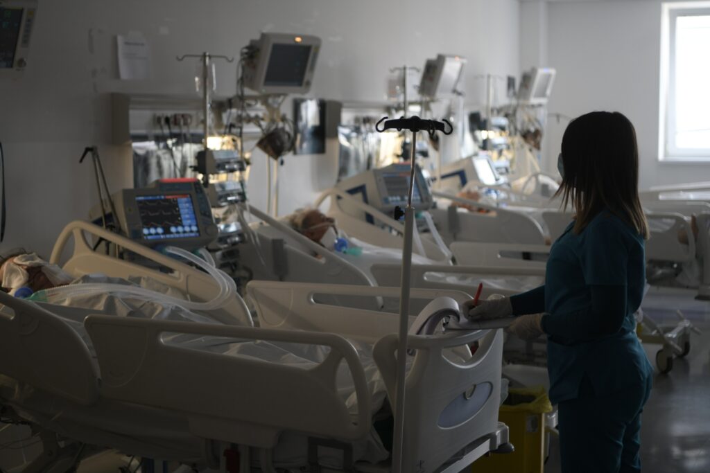 Batajnica kovid bolnica 30.03.2023. 
Foto: Dragan Mujan/Nova.rs