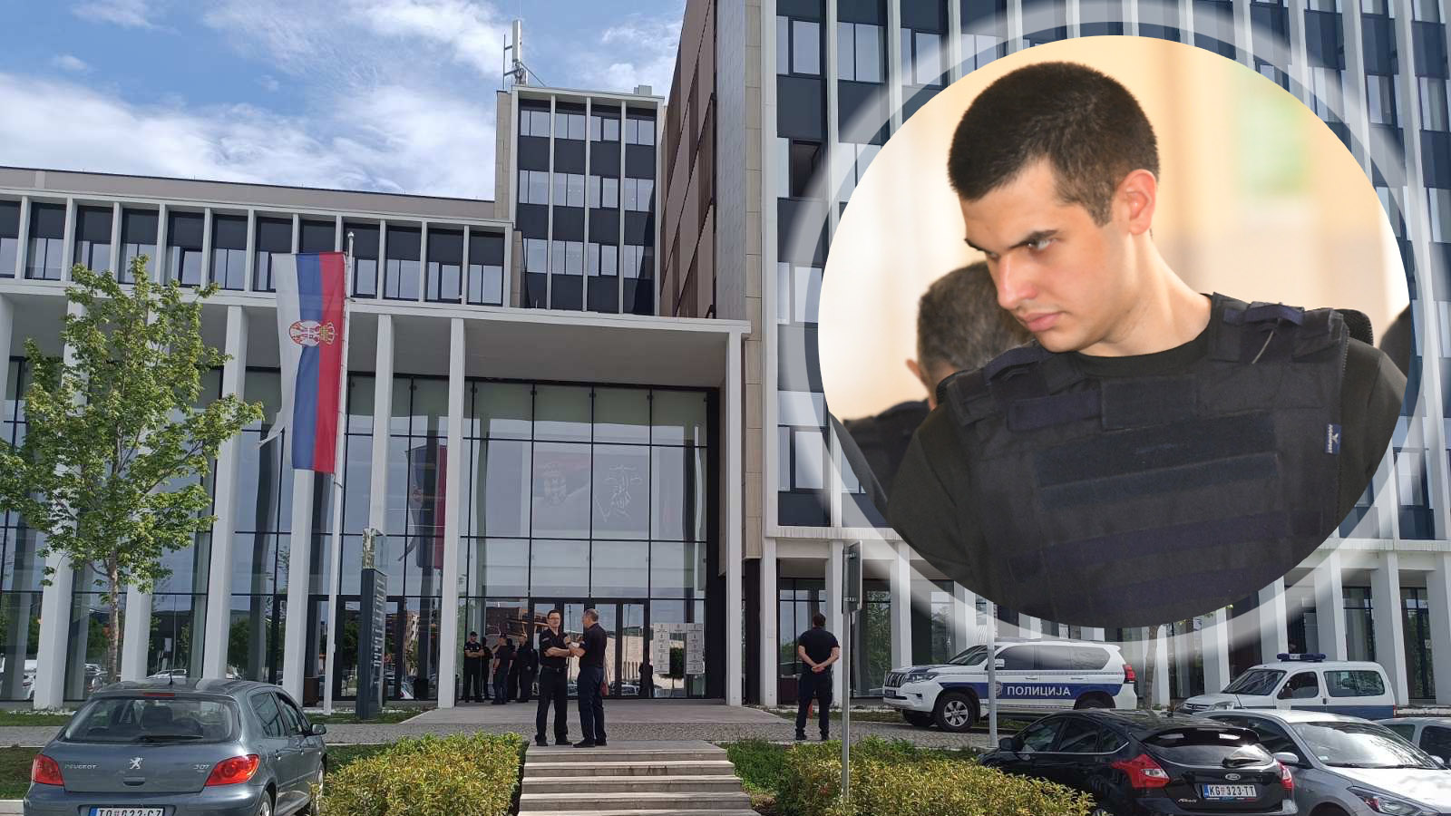 Sud u Kragujevcu, Sudjenje Blažićevim rodjacima, Kragujevac, sud, zgrada, Uroš Blažić, kombo