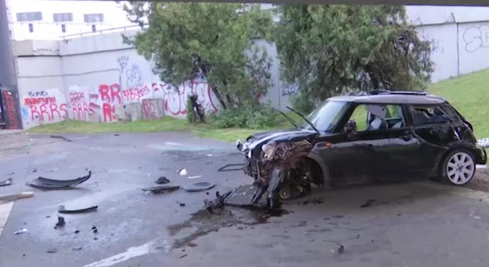 Automobil sleteo kod Autokomande