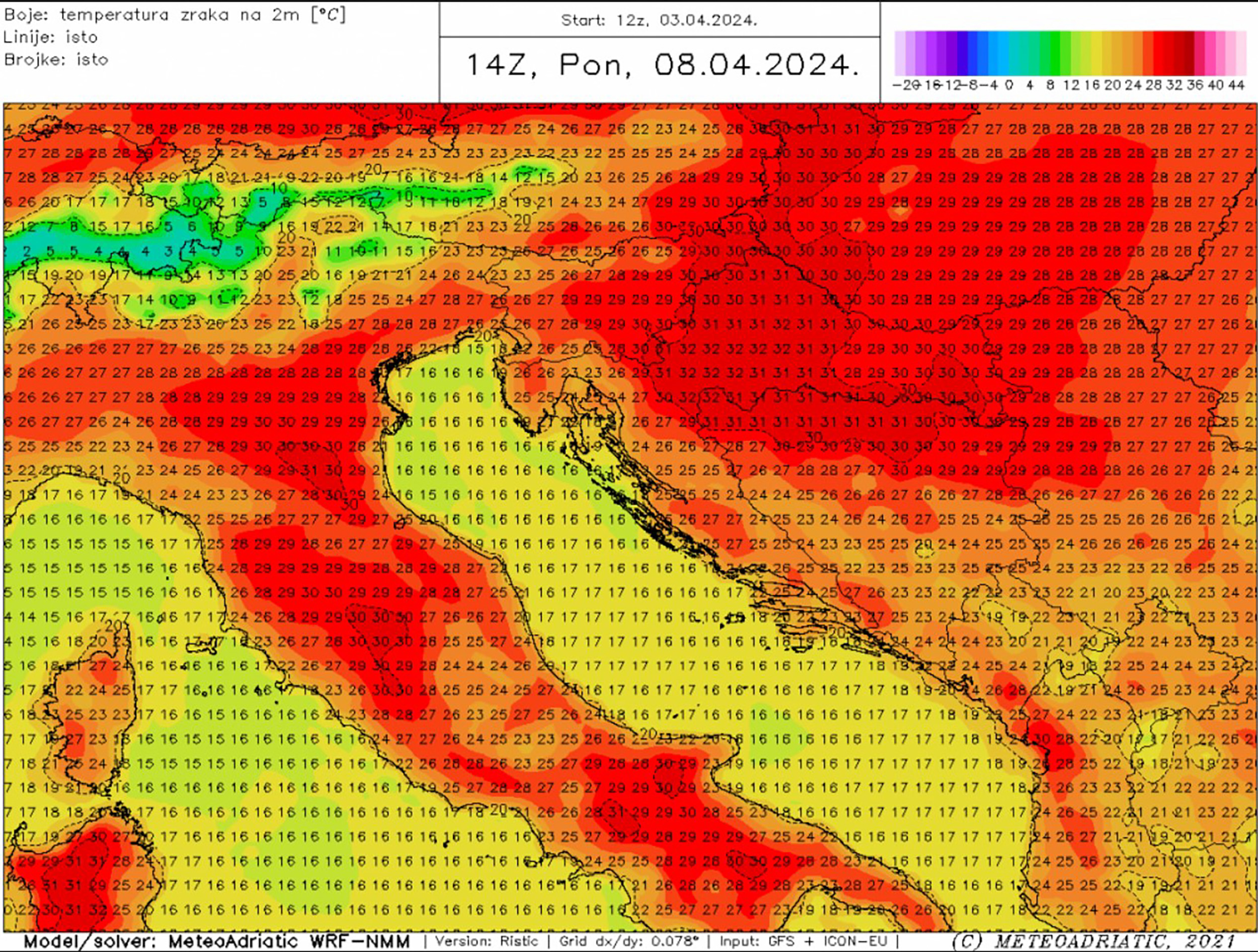 Stiže nam afrička anticiklona, u ponedjeljak će temperature u Hrvatskoj biti kao usred ljeta! Evo gdje će najviše upeći