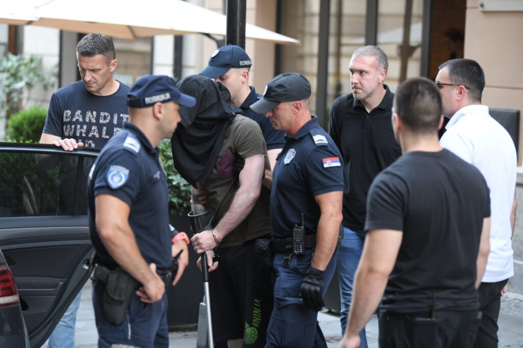 Beograd 06. jul 2023. Ulica Cara Lazara ubistvo Noa Milivojev,  hapsenje ubica policija Foto:Dragan Mujan/Nova.rs