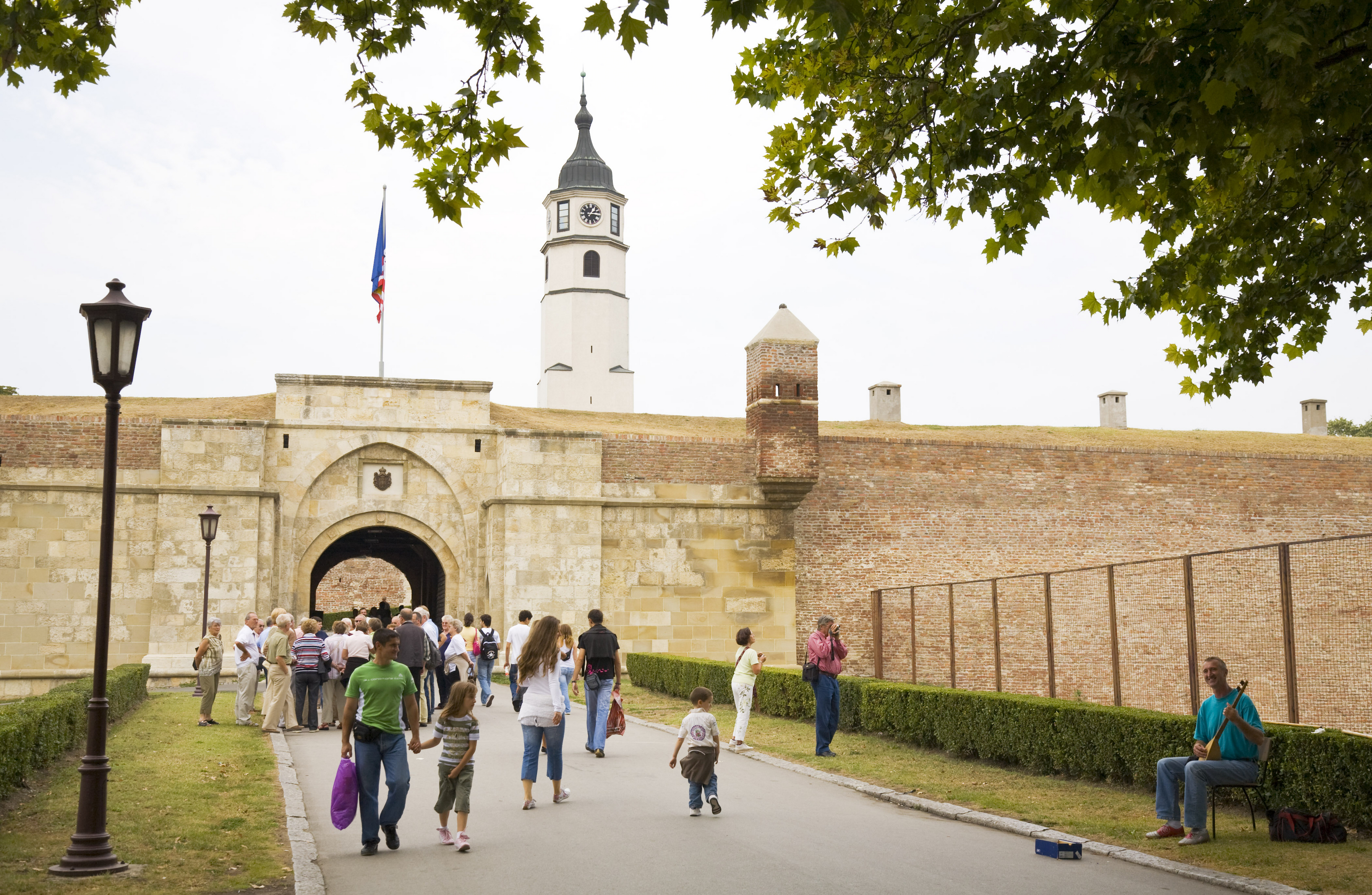 People in front of the Kalemegdan Fortress in Belgrade, Serbia,Image: 88225075, License: Rights-managed, Restrictions: , Model Release: no, Credit line: Knut Knipser / imageBROKER / Profimedia