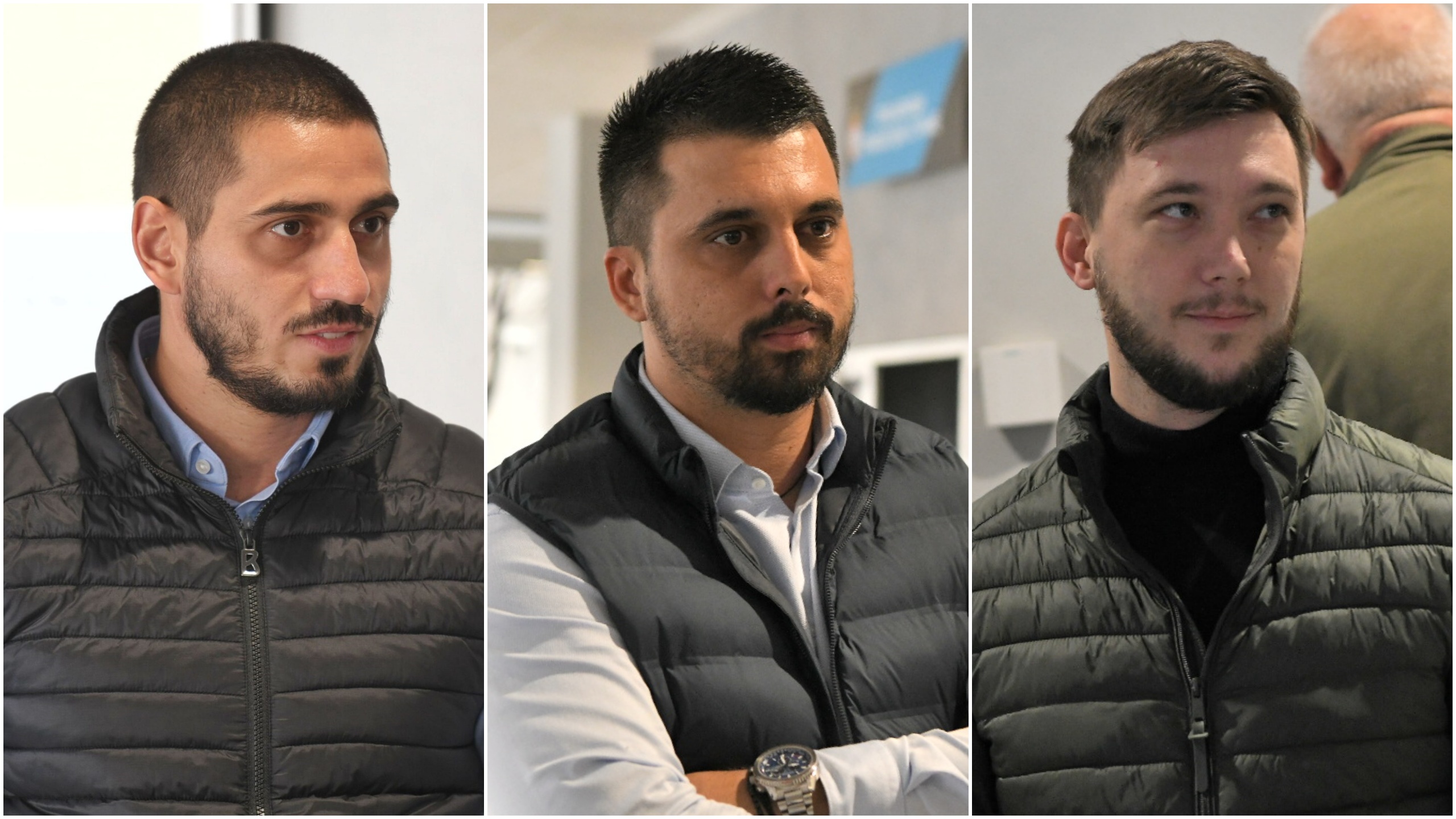 Milan Isakov, Miloš Knežević, Miloš Vešović