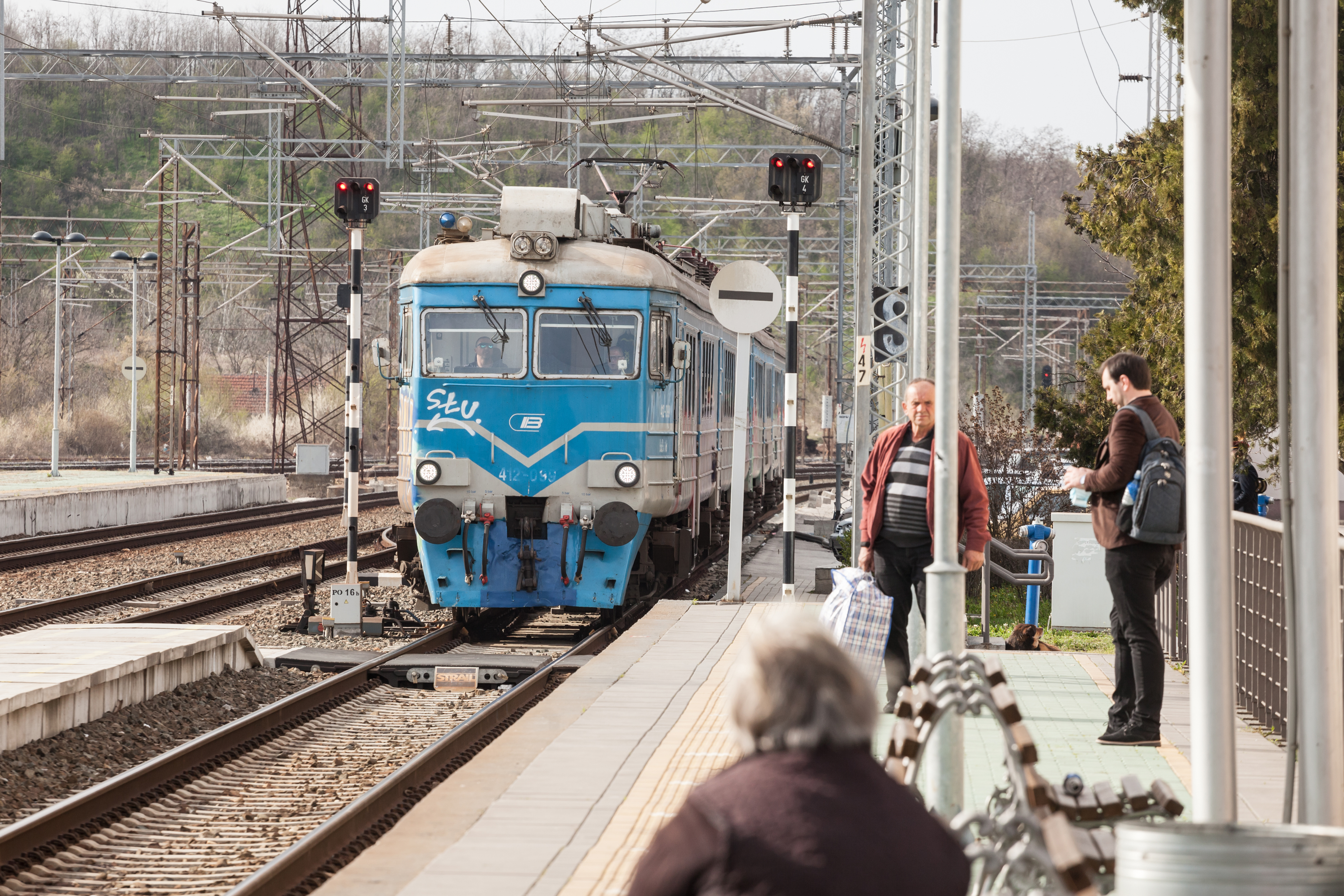 Resnik,,Serbia,-,April,10,,2021:,Electric,Suburban,Train,,An