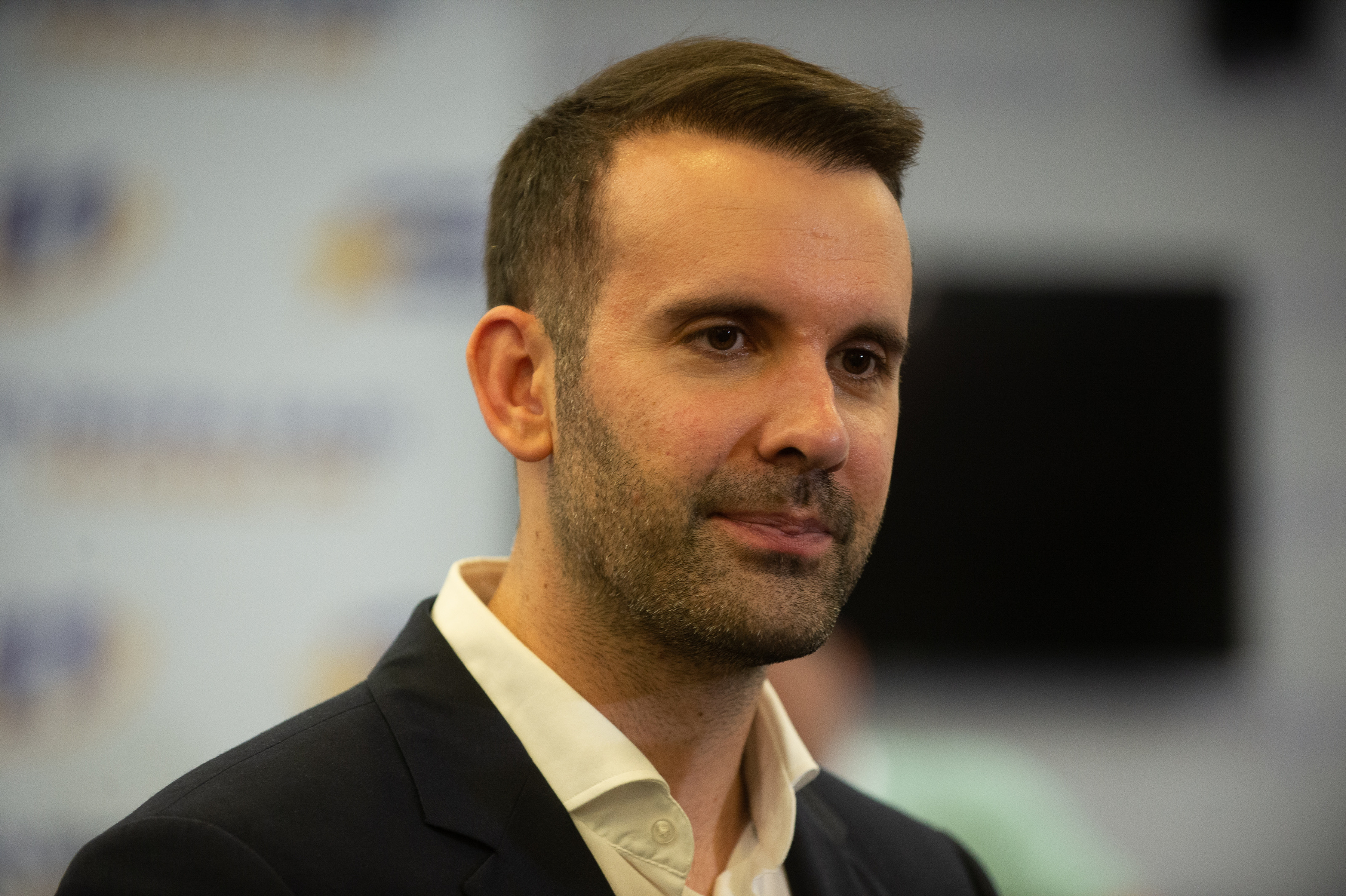 Addressing the media by Milojko Spajic, president of the Europe Now Movement, after the preliminary results of the extraordinary parliamentary elections.