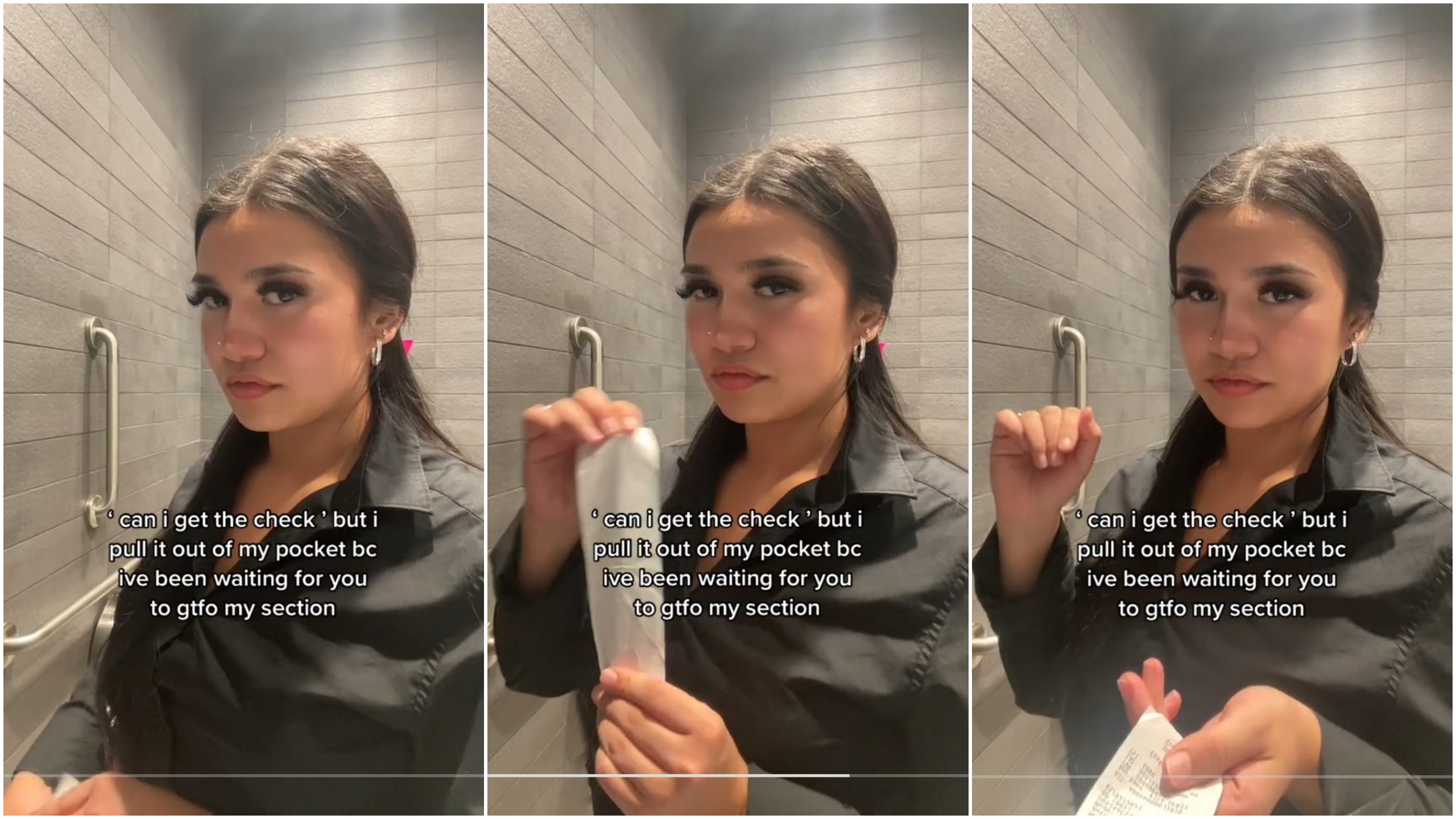 Konobarica, trik, kombo Foto: Printscreen/TikTok/tastyriah