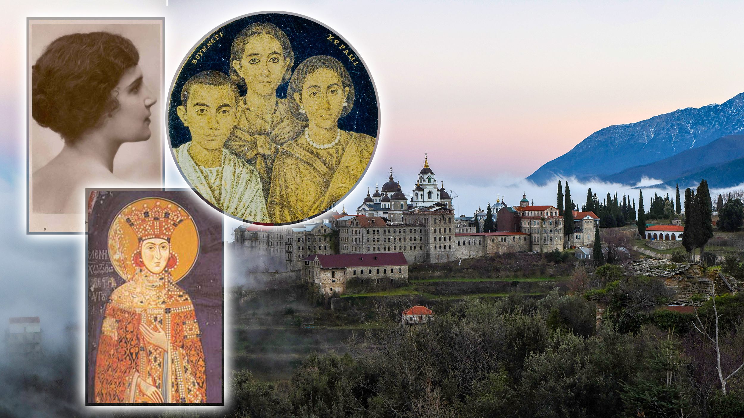 Atmospheric,Panorama,Of,St,Andrews,Skete,,Mount,Athos