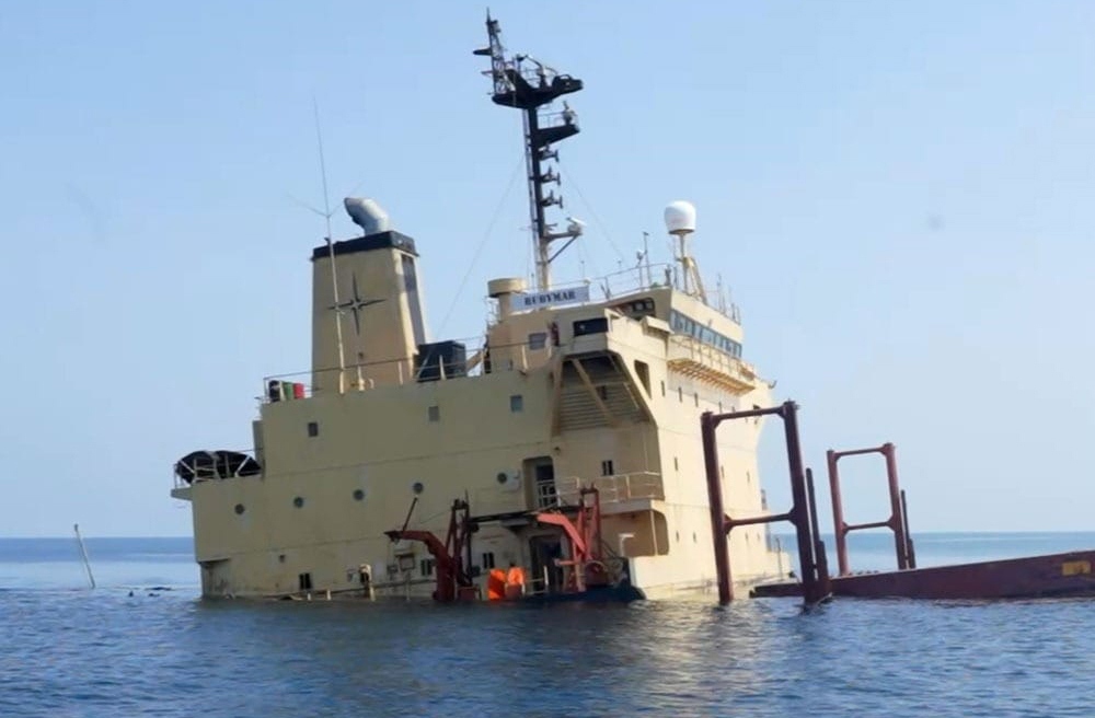 Rubymar cargo vessel damaged in Houthis missile attack