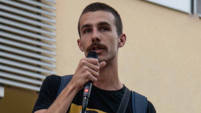 Mihailo Kolović, uhapšeni aktivista, uhapšen Foto: Lokalni front