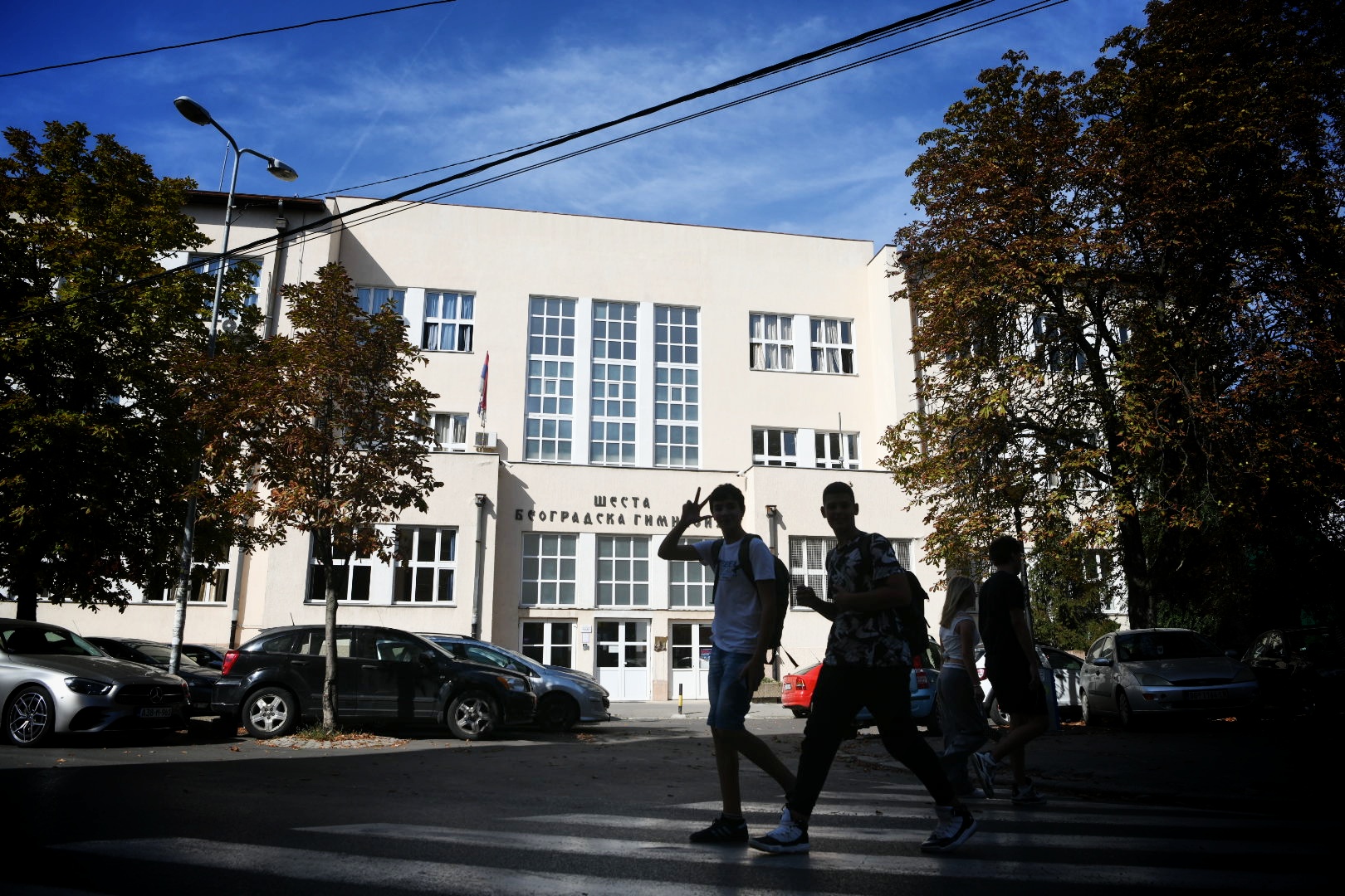 Beograd 21.09.2023. Profesori 6. Beogradske gimnazije, protiv uprave gimnazije i aktuelnog direktora, planiraju štrajk glađu. 6. Beogradska gimnazija, štrajk glađu, Šesta Beogradska gimnazija, zgrada Foto: Vesna Lalić/Nova.rs
