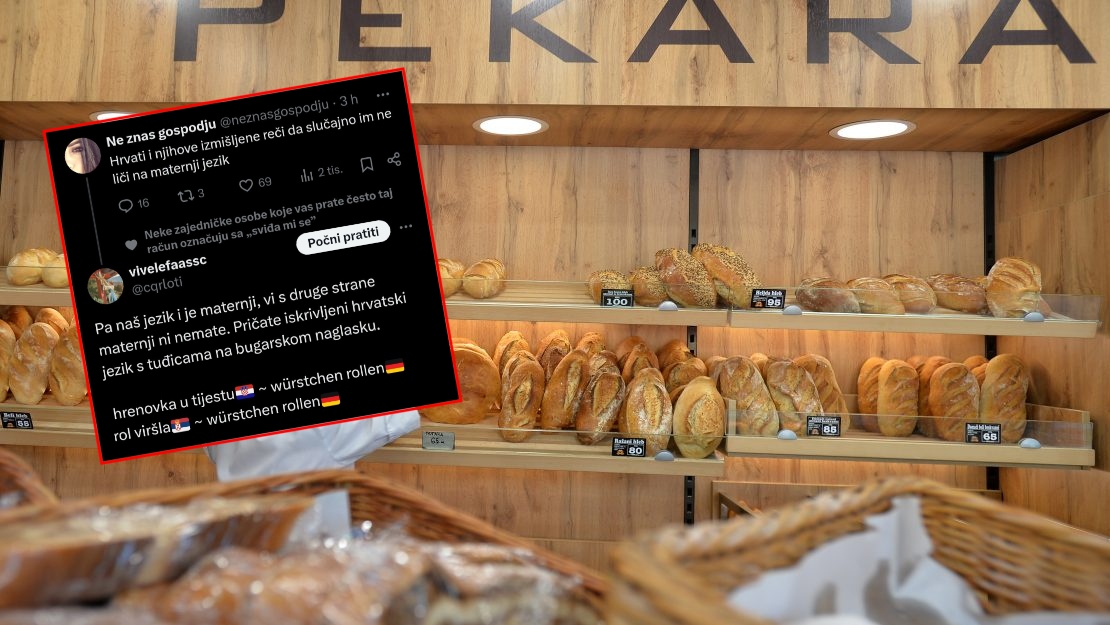 Tražila rol viršlu u hrvatskoj pekari