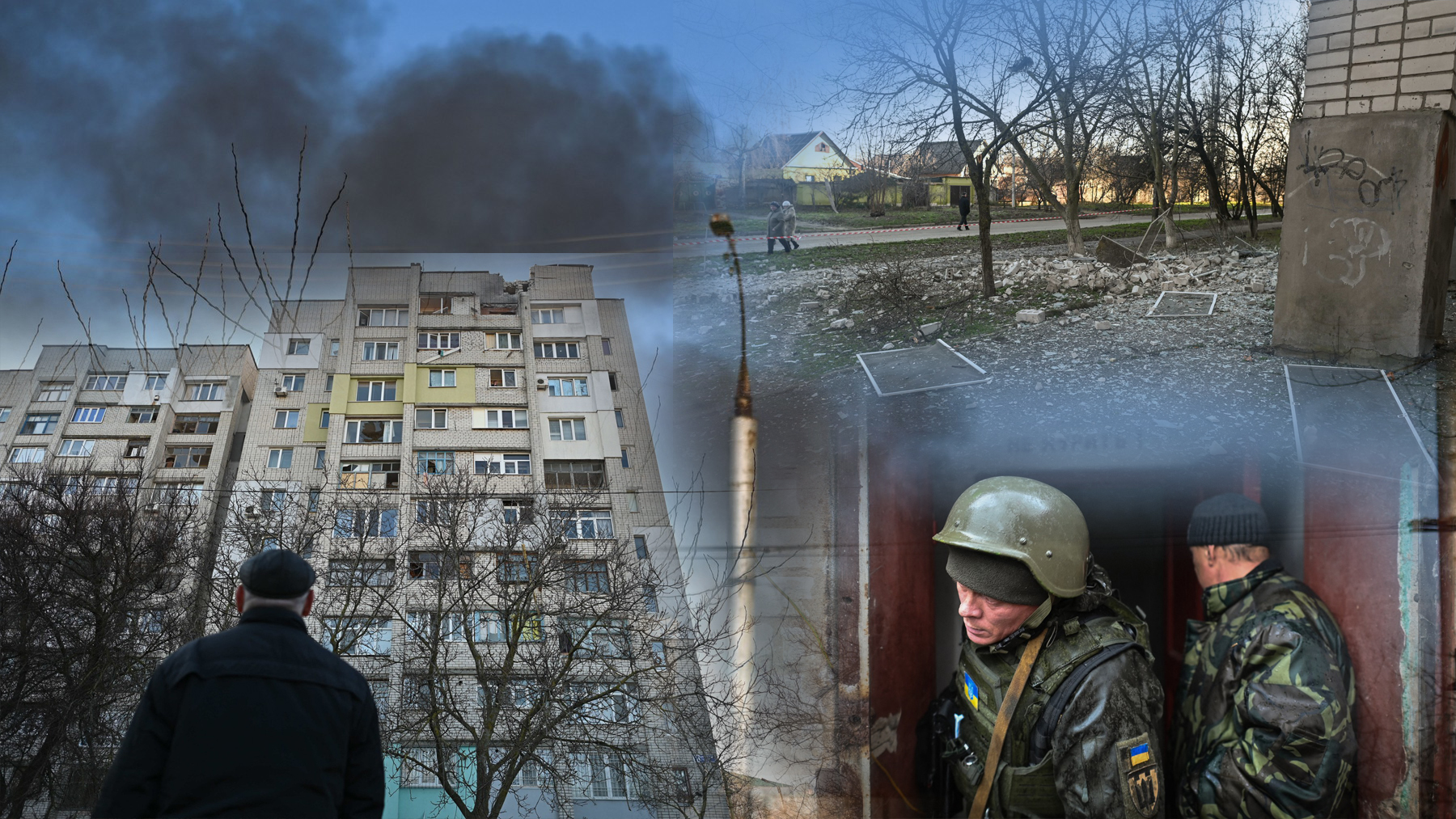 Russians Continue To Bomb Innocent Civilians In Kherson, Ukraine - 14 Dec 2022