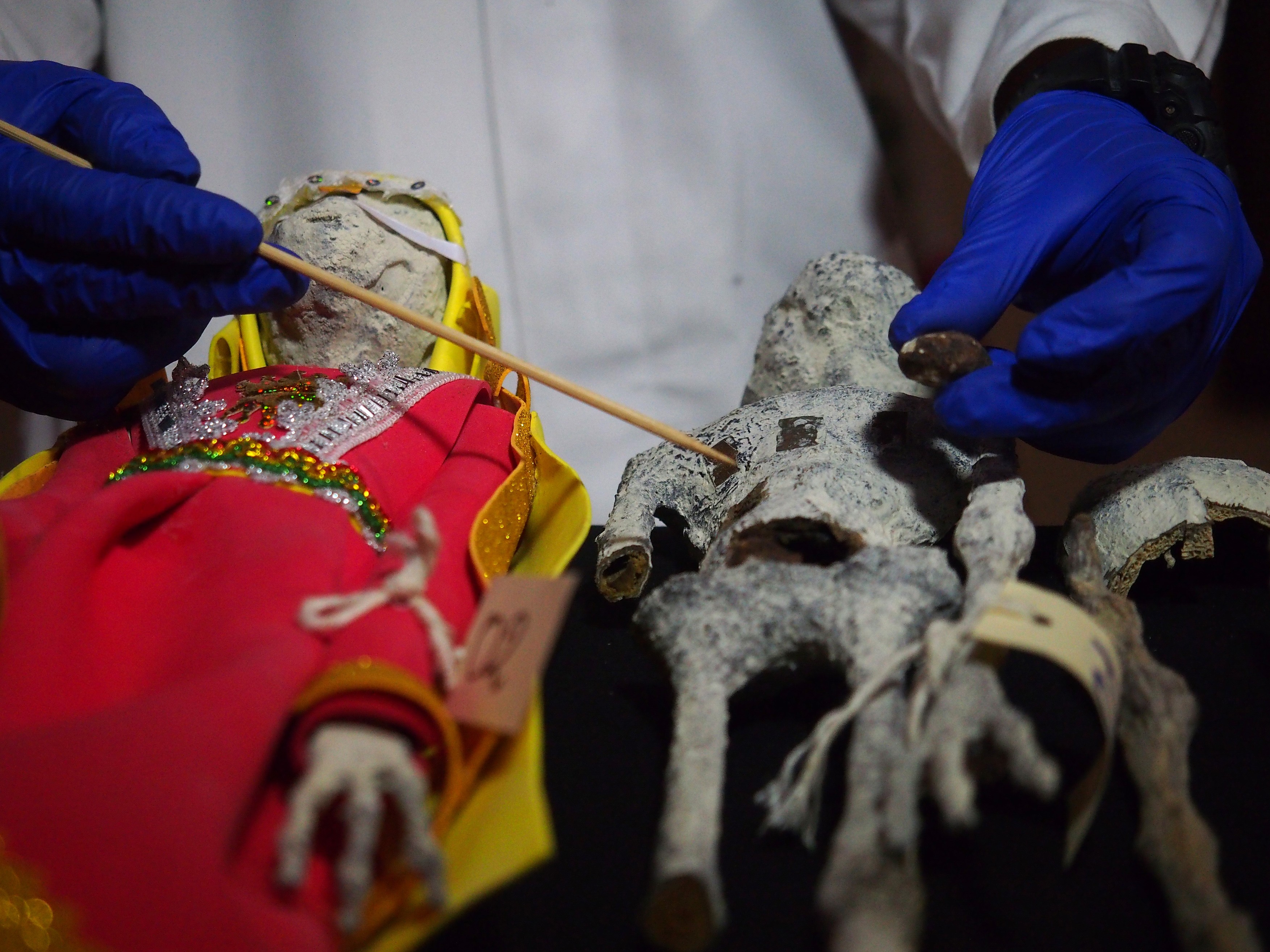 Alleged Peruvian Alien Mummies, Lima, Lima, Peru - 12 Jan 2024