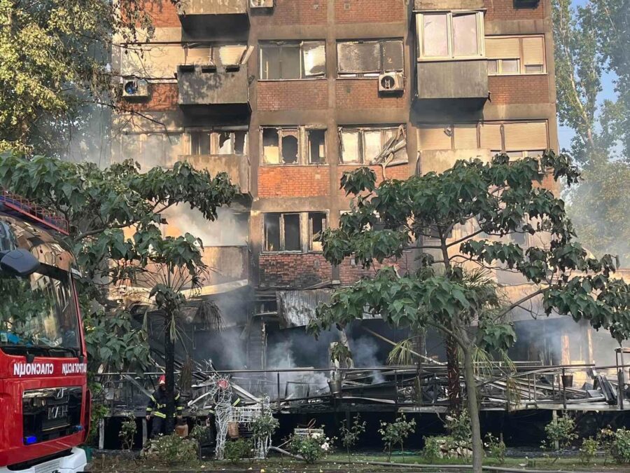 požar na novom beogradu