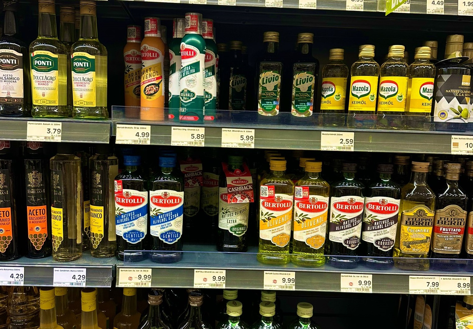 Cene maslinovog ulja u Minhenu