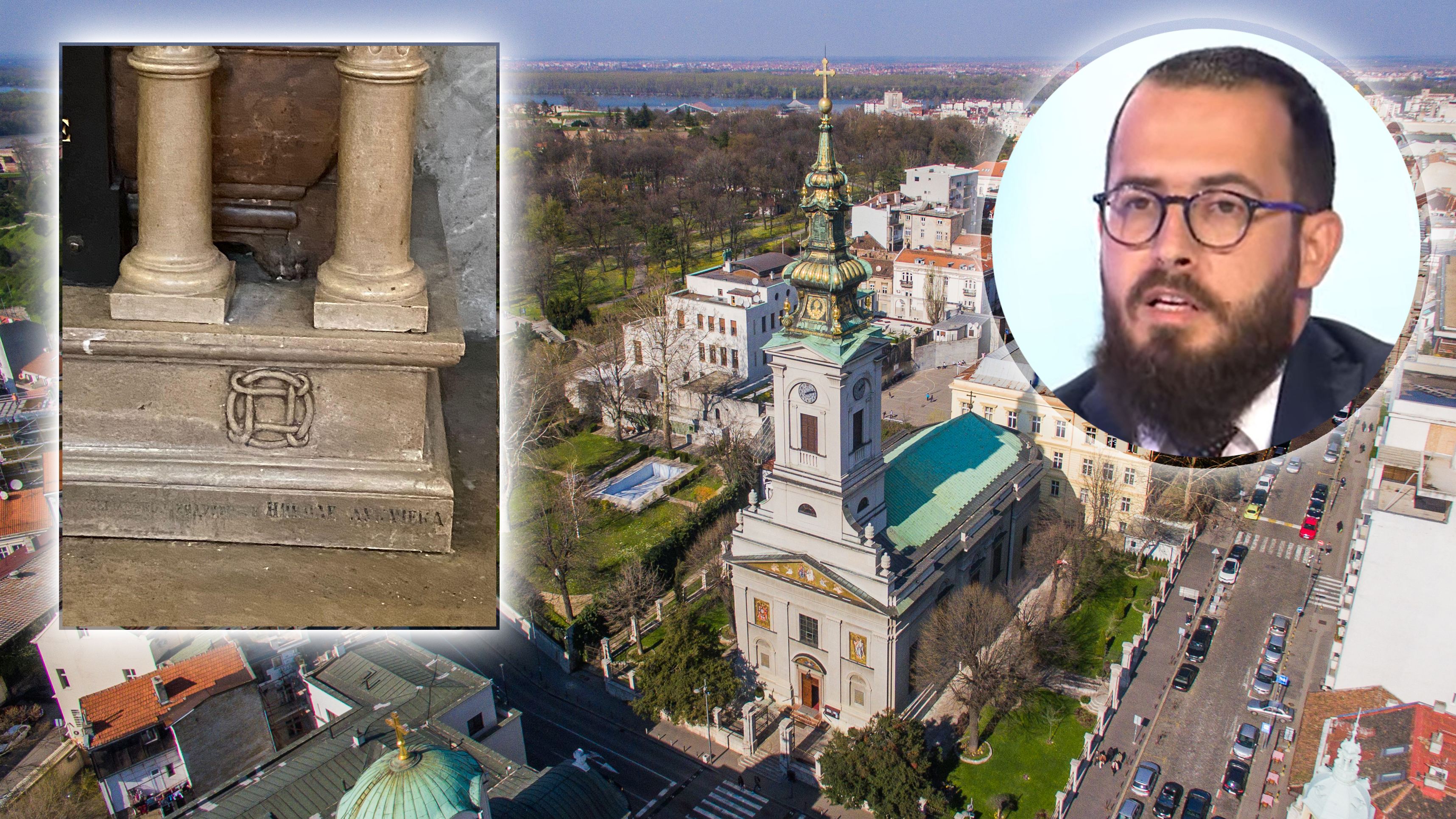Aerial,View,Of,Cathedral,Church,Of,St.,Michael,The,Archangel