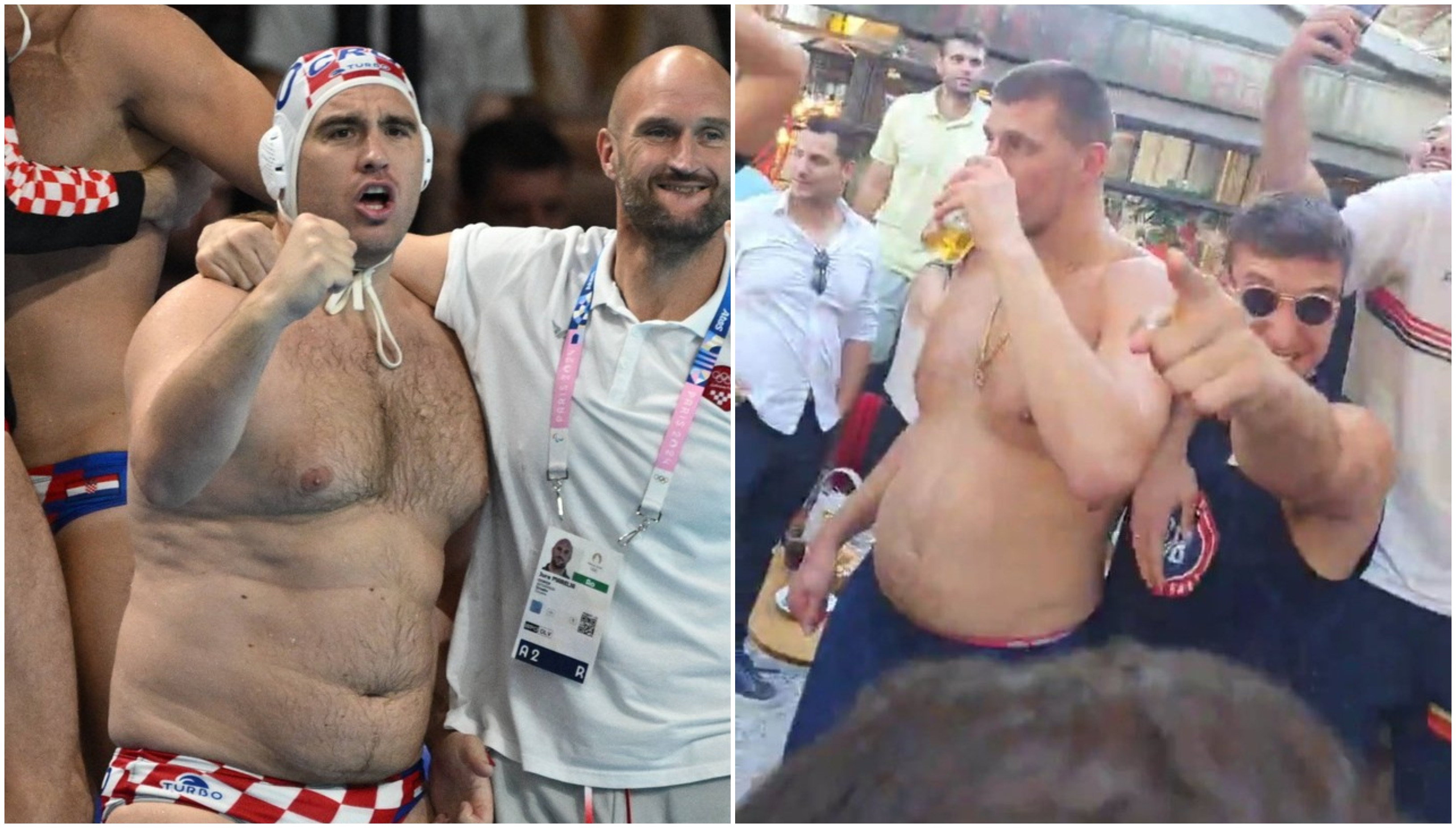 Nikola Jokić i vaterpolo tim Hrvatske