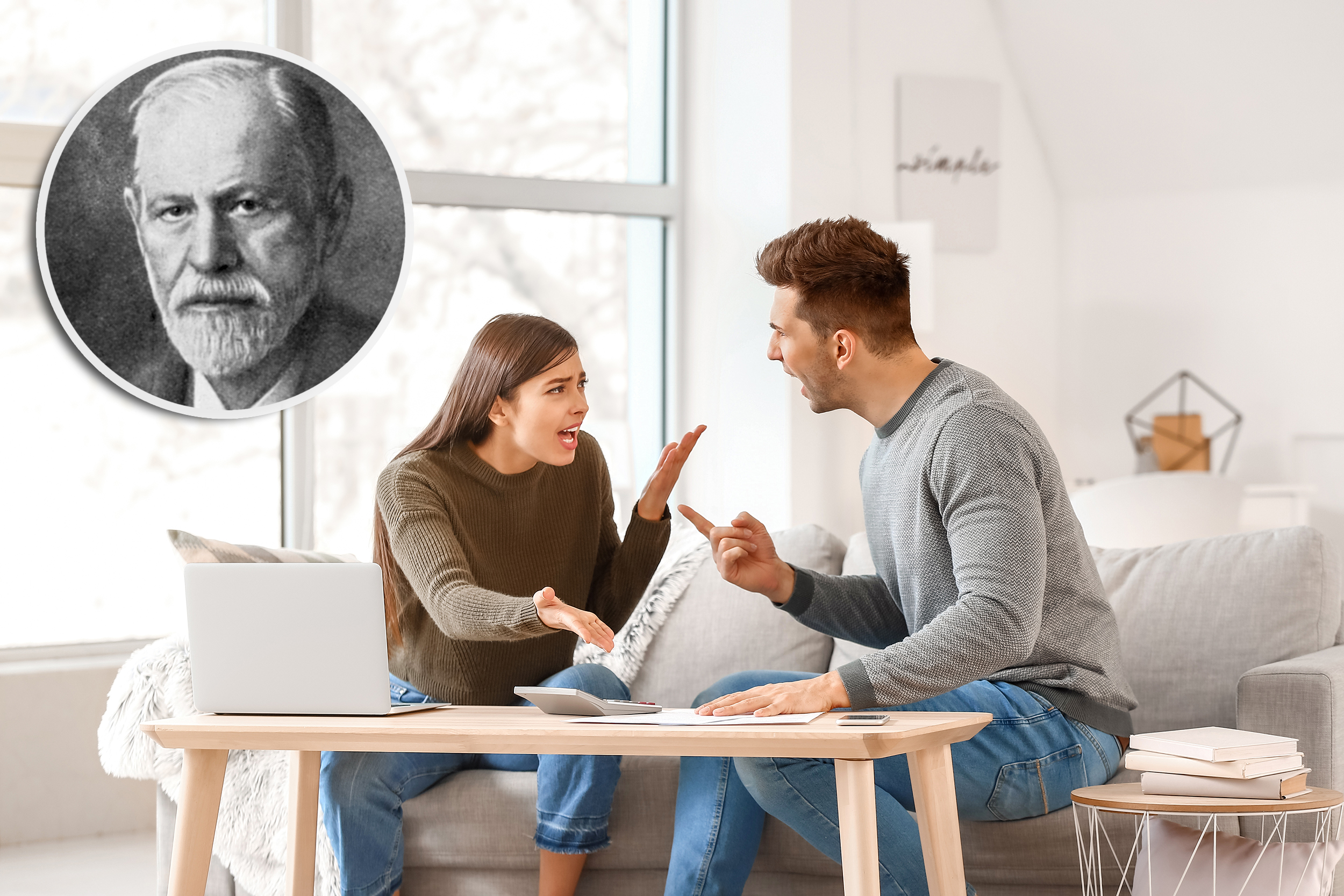 Young couple quarreling at home frojd rasparava partneri