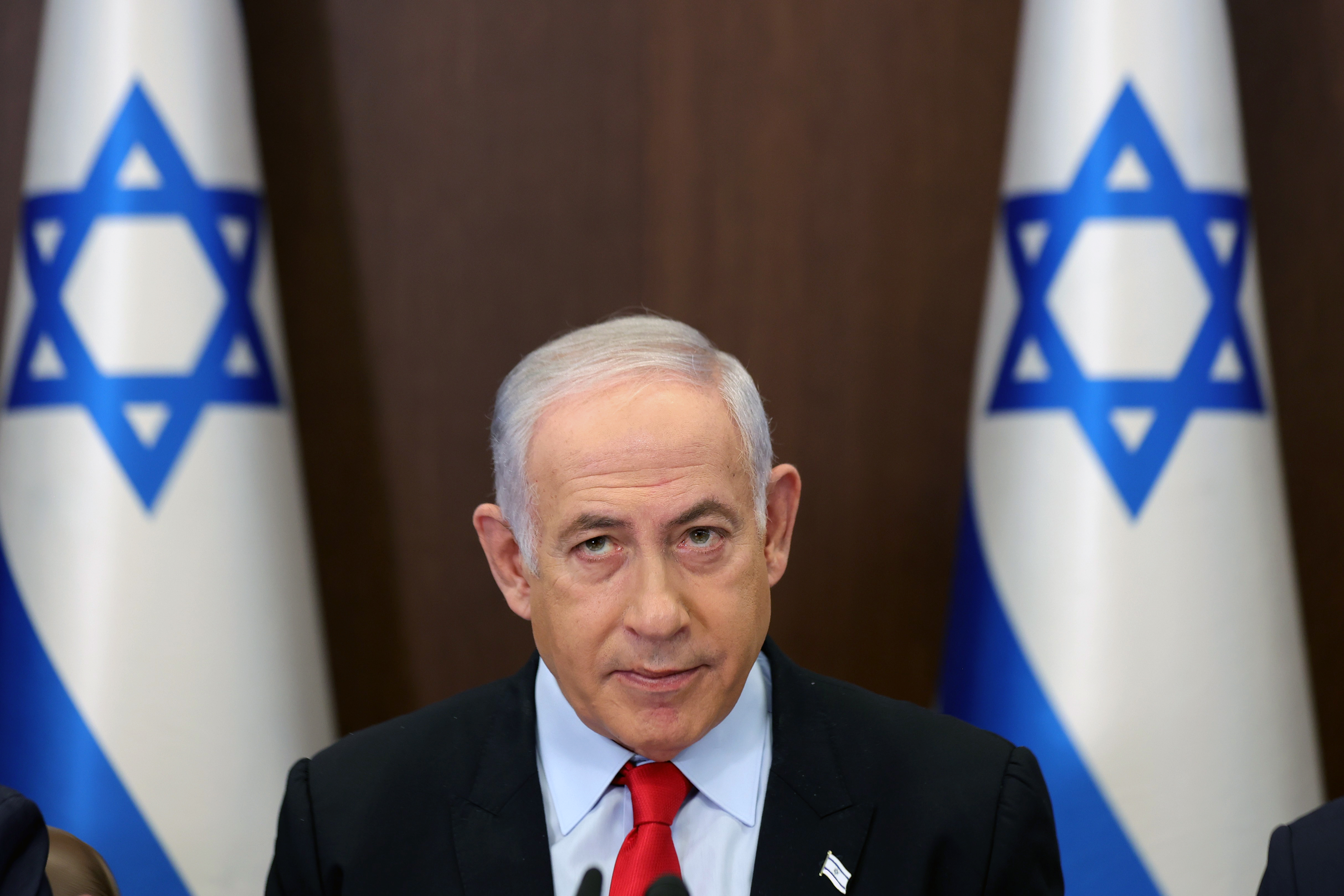 Weekly cabinet meeting of the Israeli government in Jerusalem