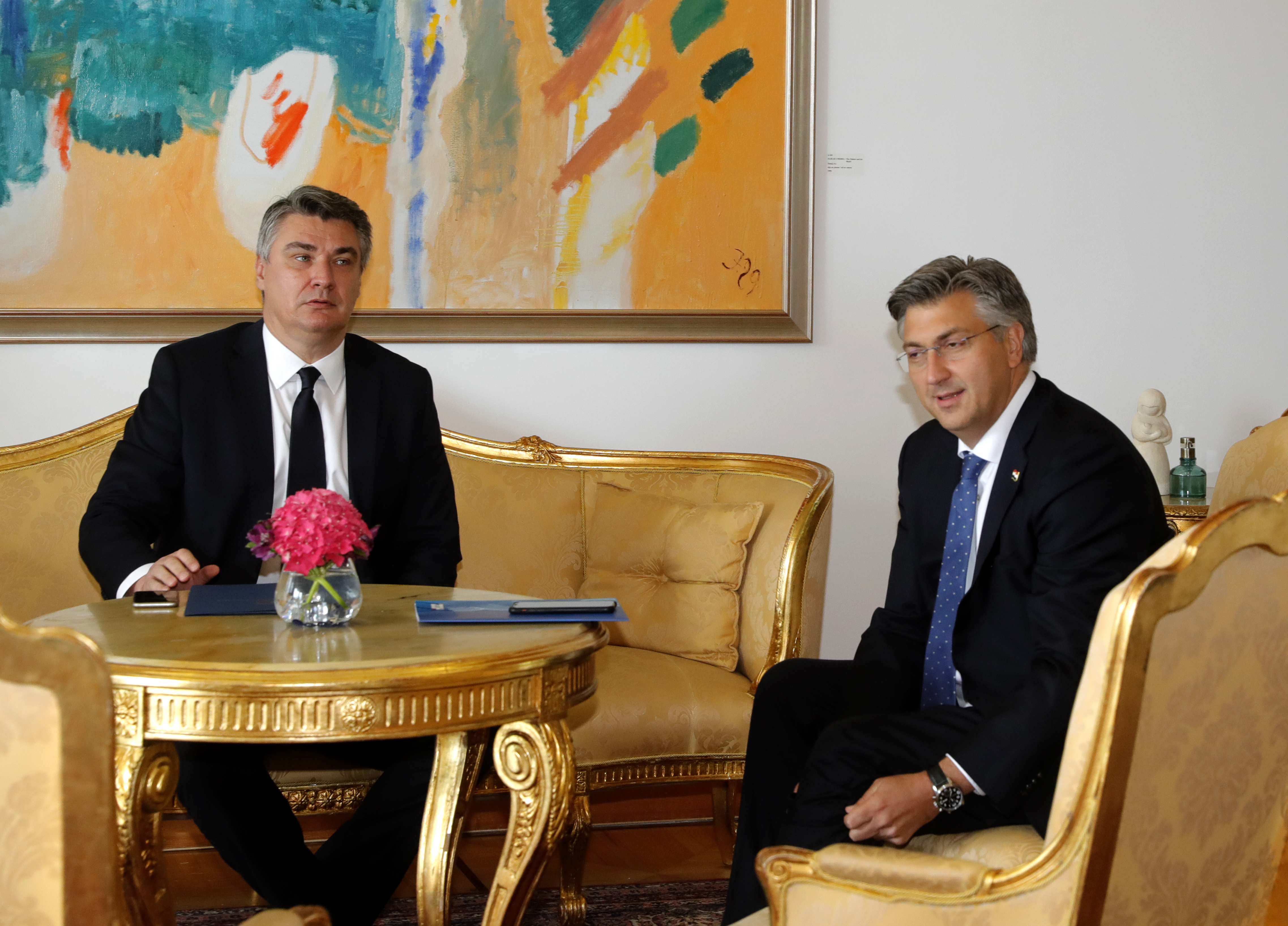Croatian President Milanovic gives mandate to PM Andrej Plenkovic to form new government