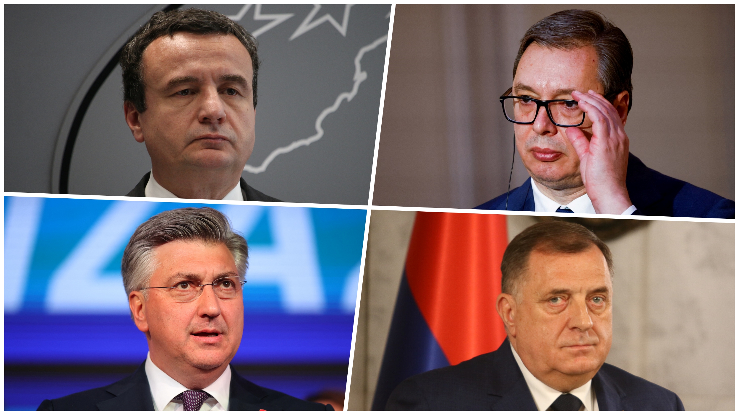 Vučić, Kurti, Dodik, Plenković