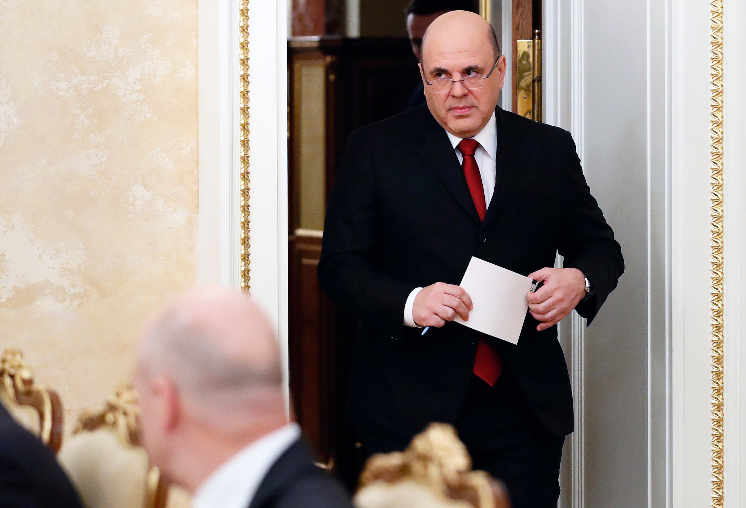 Russian government's coordination council meeting on coronavirus