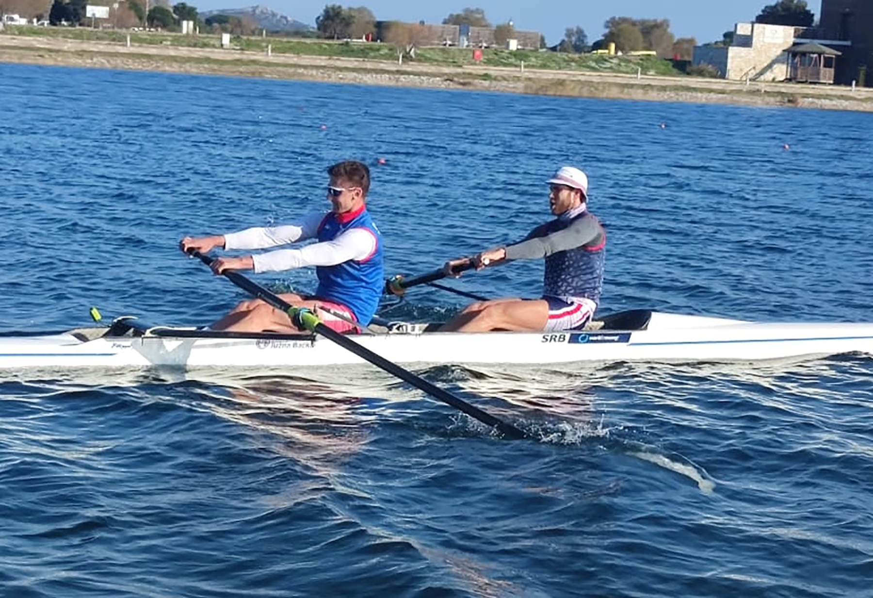 Miloš Vasić i Martin Mačković, veslanje