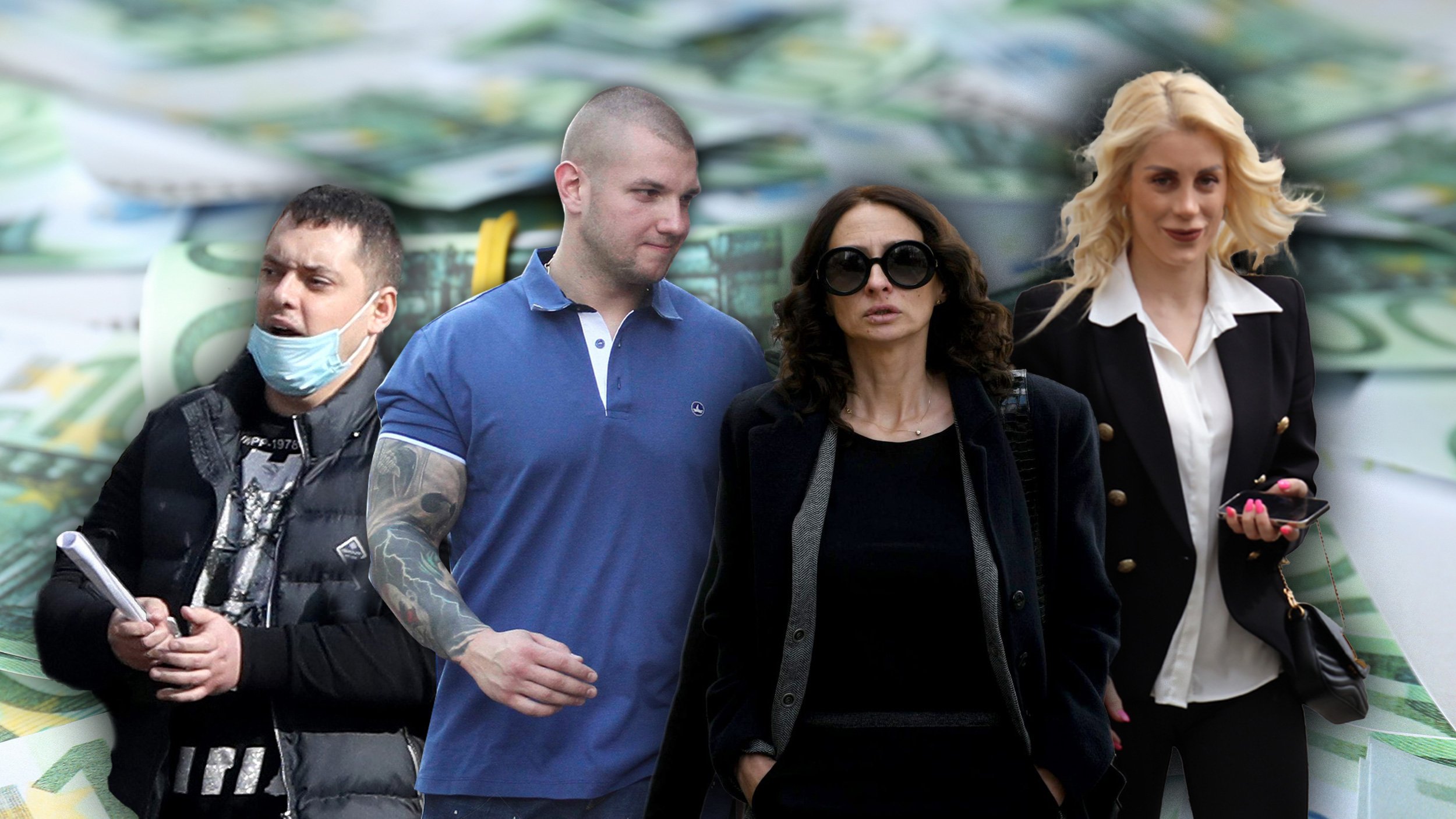 Veljko Belivuk, marko miljković, tanja miljković, sladjana sekulić, novac