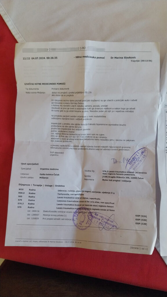 Radovanu Đenadiću iz Guče se najradosniji dan pretvorio u pakao