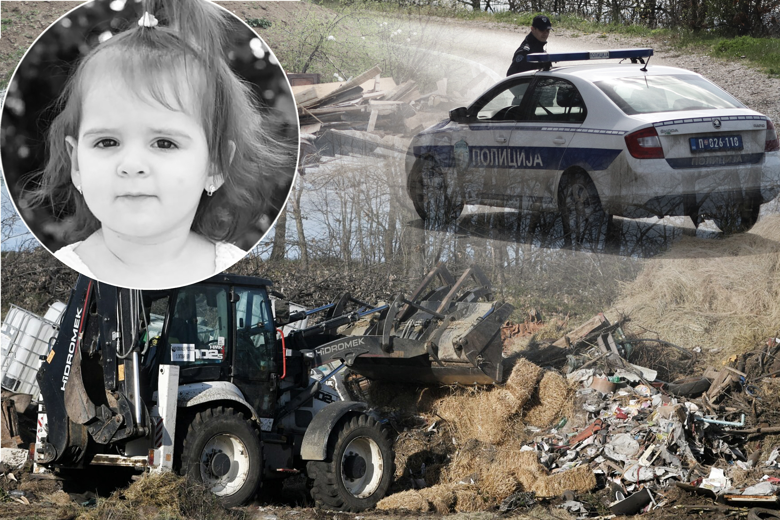 The police started searching the landfill after it was confirmed that little Danka Ilic, whose disappearance was reported last Tuesday in Banjsko polje near Bor, was killed.Policija je zapocela pretragu deponije posto je potvdjeno da je mala Danka Ilic,