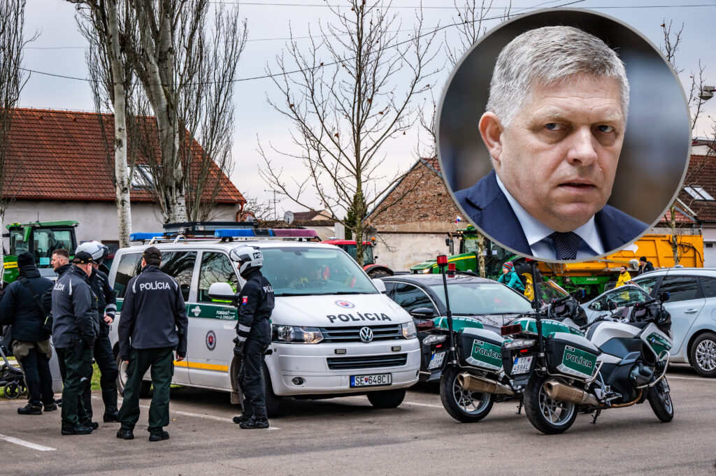 Robert Fico  upucan policija