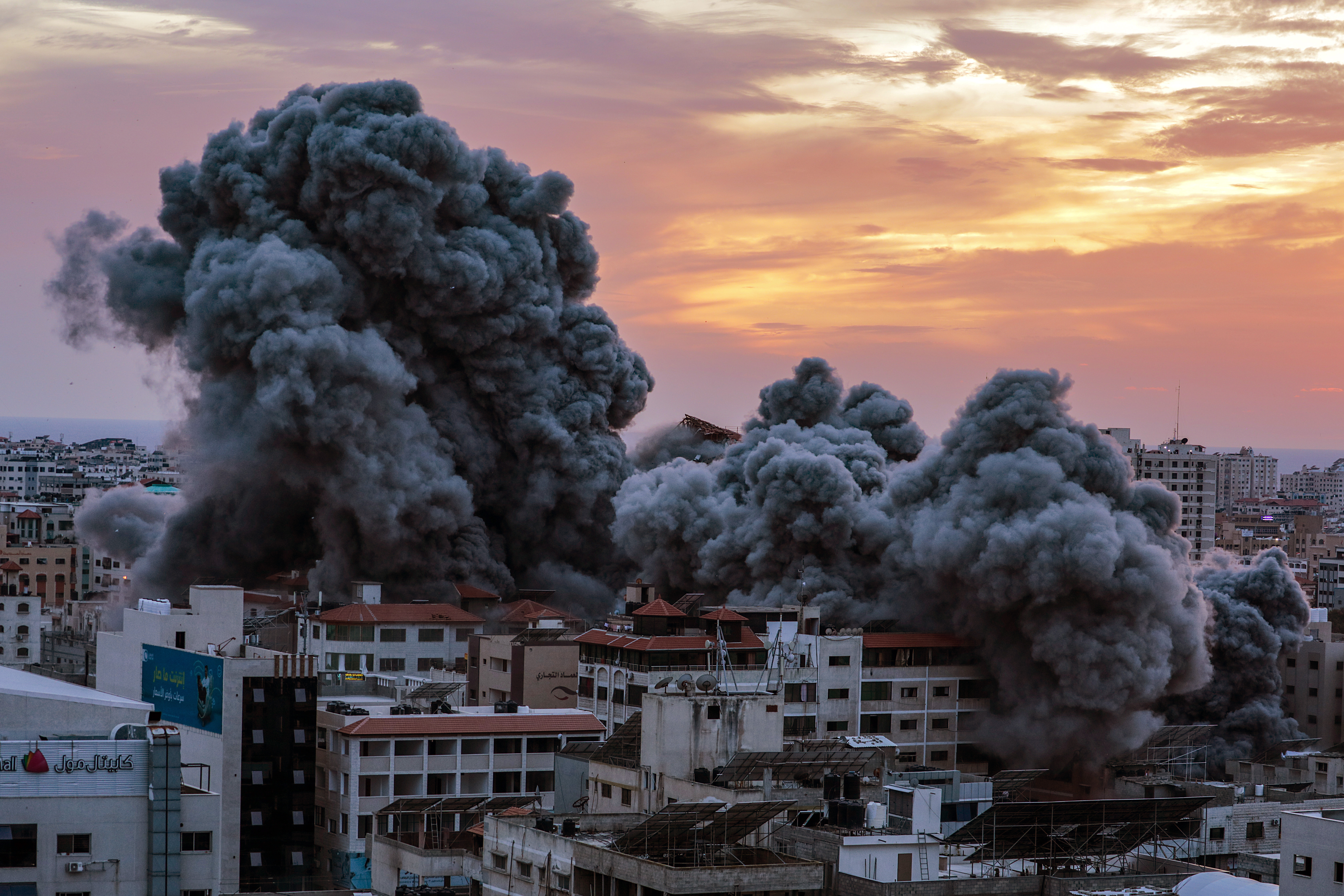 Israel strikes Gaza after Hamas' surprise attack