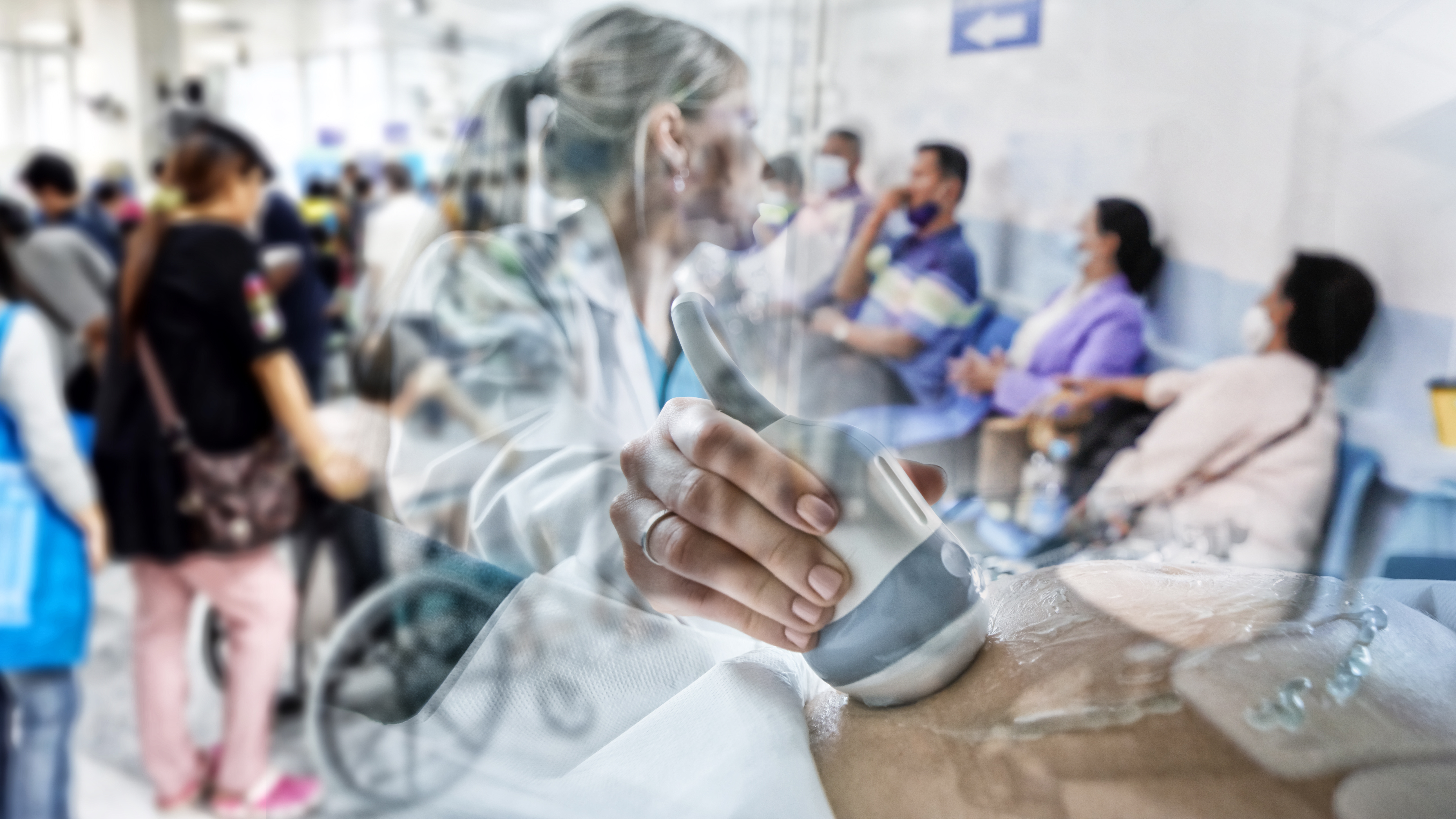 Blur,Image,Of,Patients,In,The,Hospital,Waiting,To,See