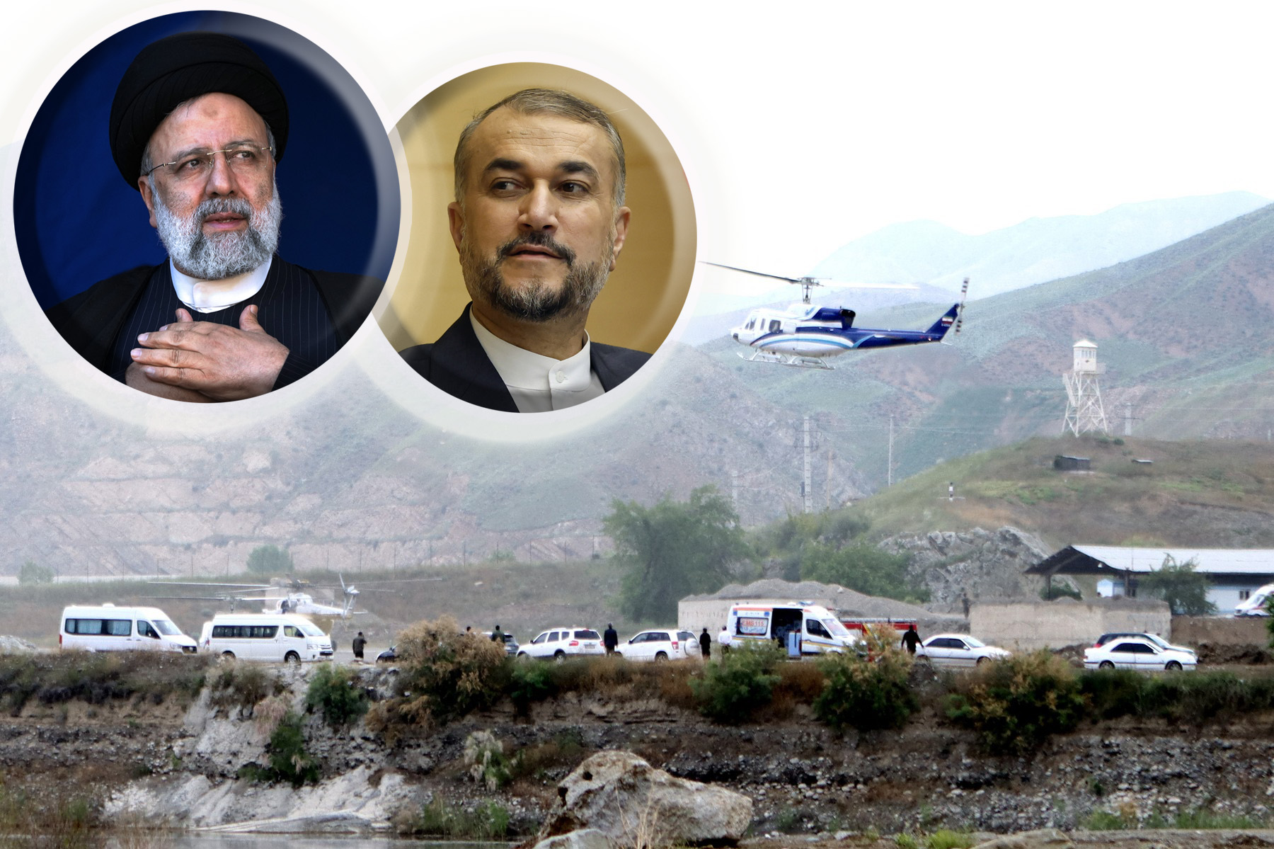 Helicopter in Iranian President Raisi's convoy crashes
