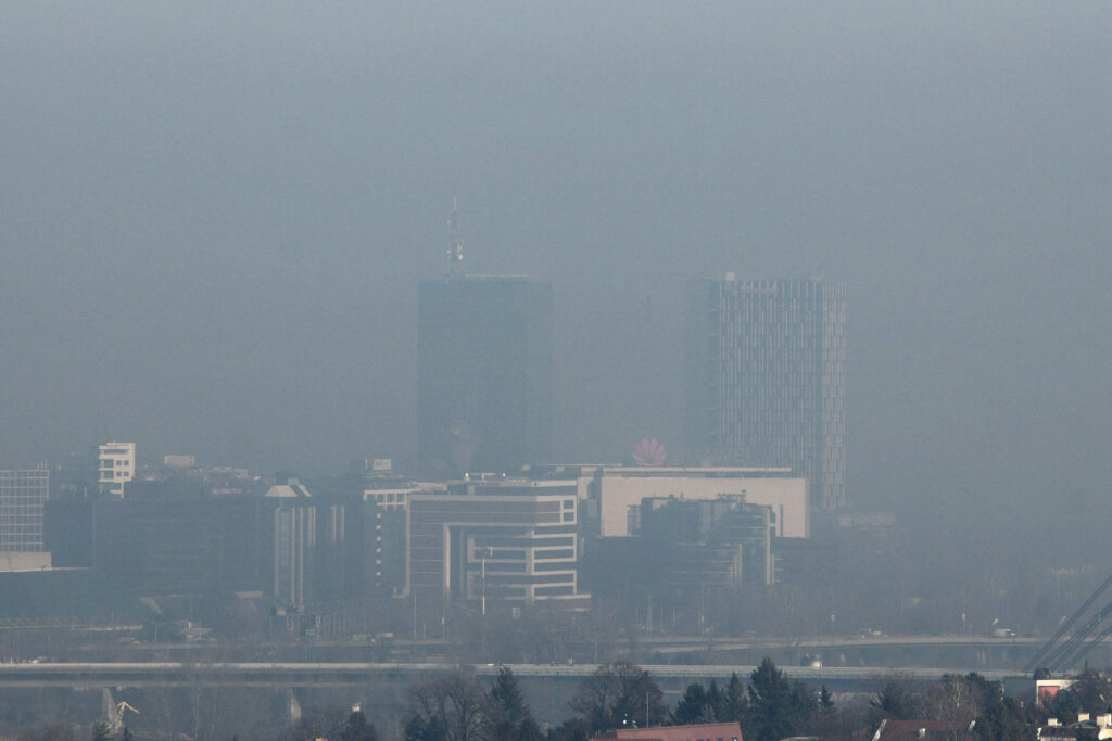 Beograd 01. februar 2024. Zagadjenje vazduha u Beogradu, smog, ekologija životna sredina Foto:Filip Krainčanić/Nova.rs